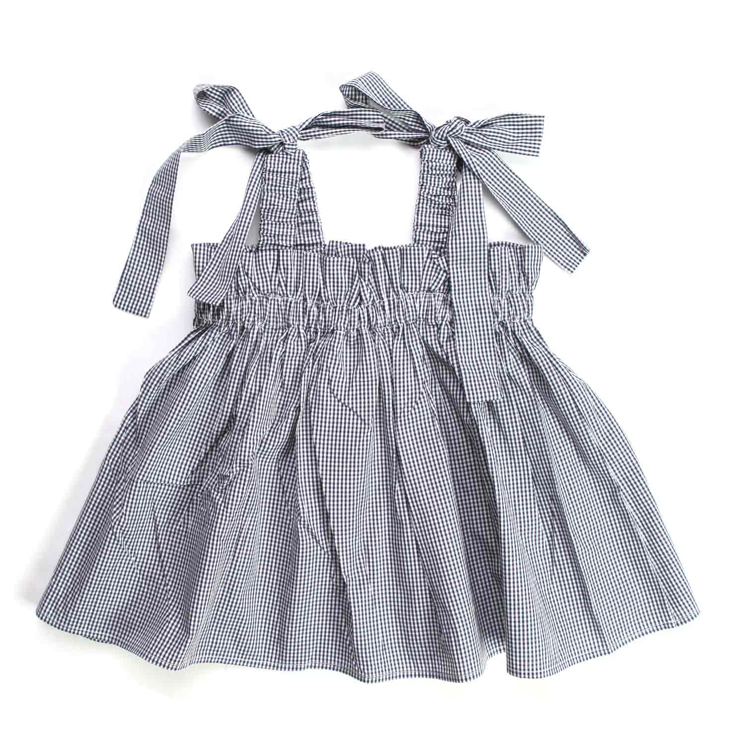 TOP BIANCO E NERO A QUADRETTI BAMBINA - annameglio.com abbigliamento moda