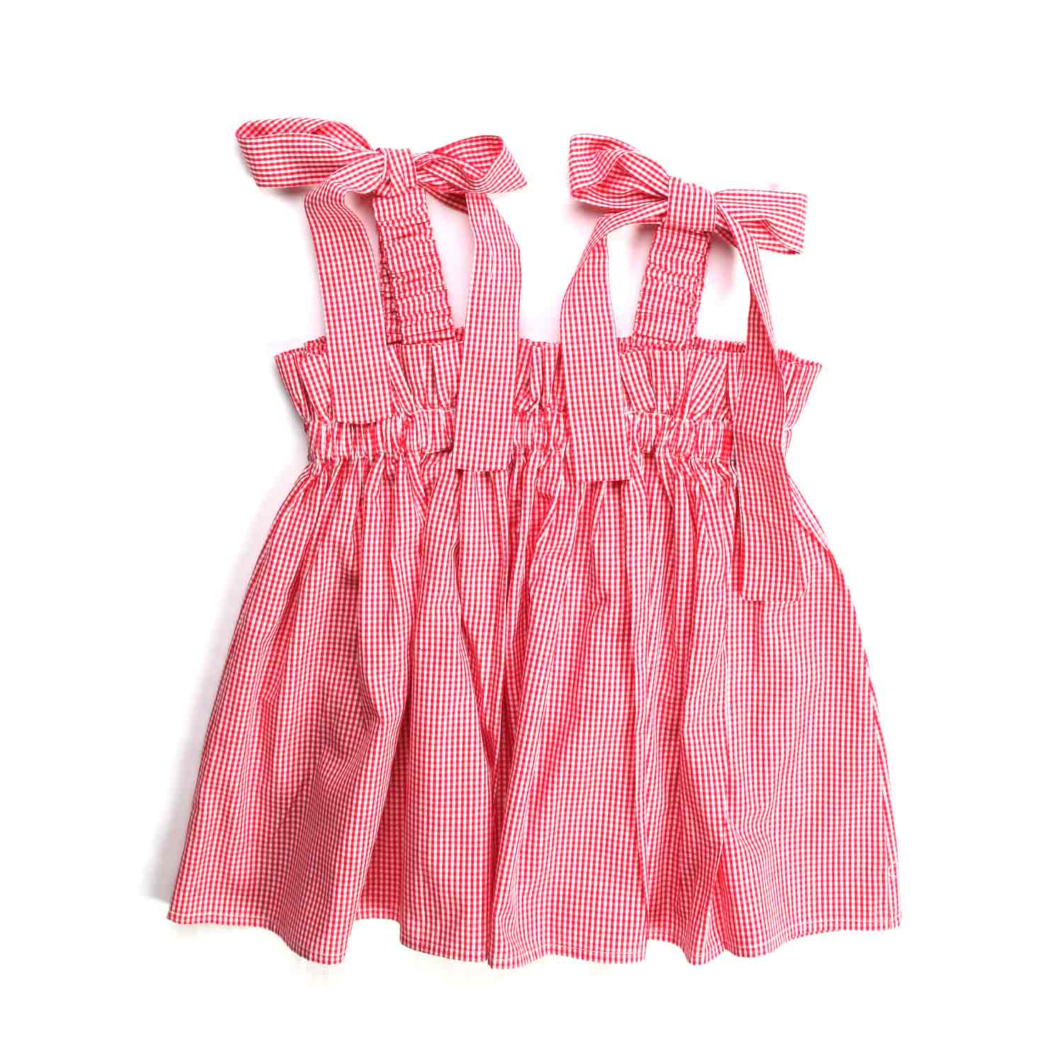 TOP ROSSO A QUADRETTI BAMBINA - annameglio.com abbigliamento moda