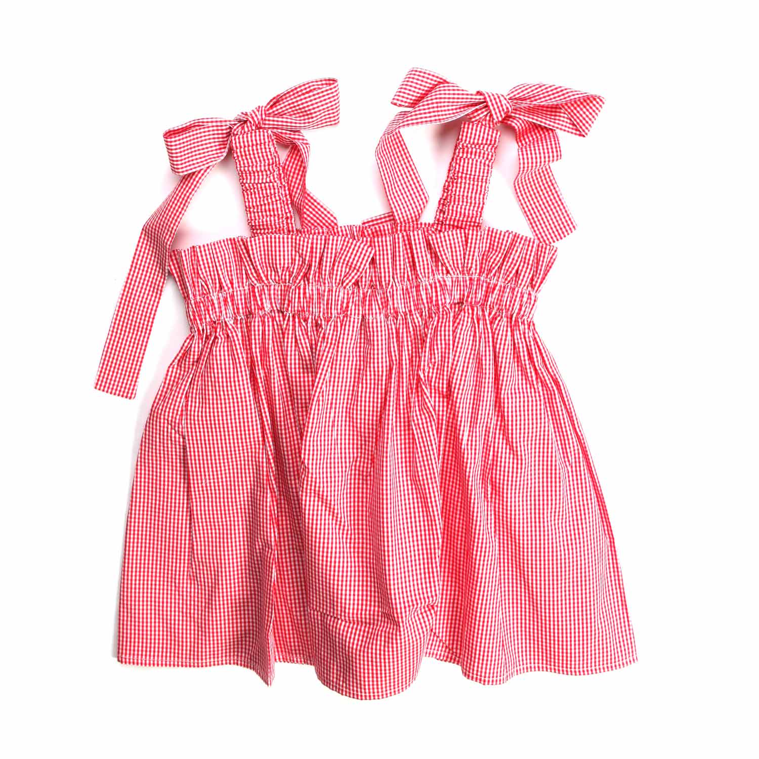 TOP ROSSO A QUADRETTI BAMBINA - annameglio.com abbigliamento moda