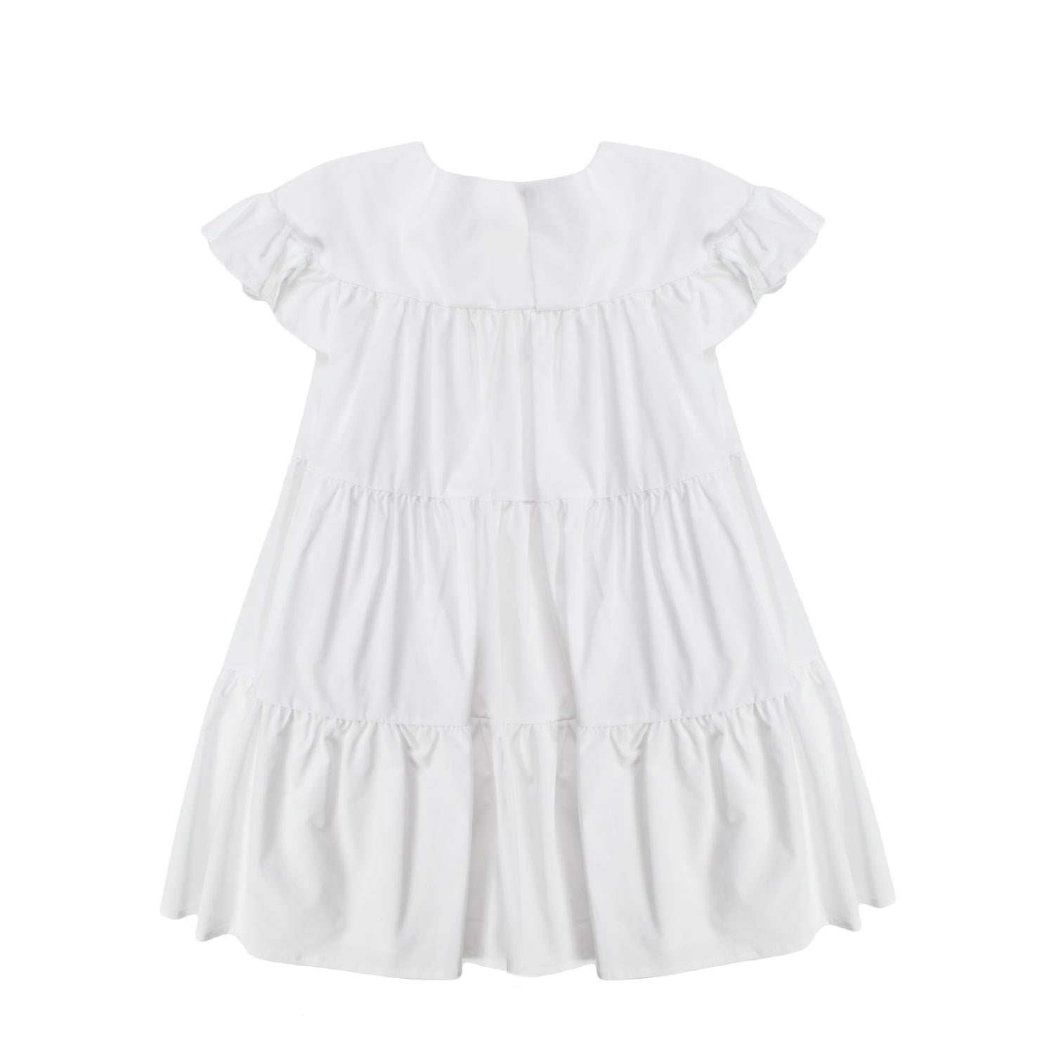 ABITO IN COTONE BIANCO BAMBINA E TEENAGER - annameglio.com abbigliamento moda