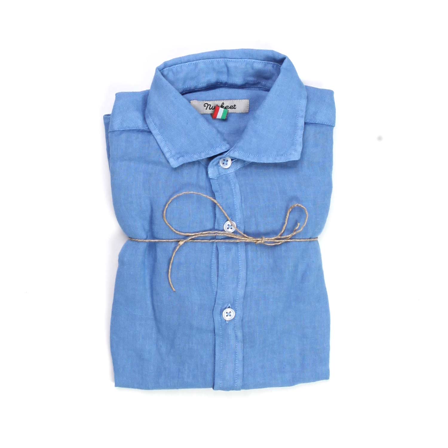 CAMICIA LINO BAMBINO TEENAGER - annameglio.com abbigliamento moda