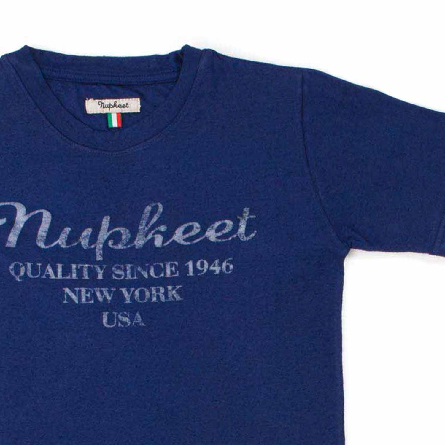 T-SHIRT BLU COTONE BOY BAMBINO - annameglio.com abbigliamento moda