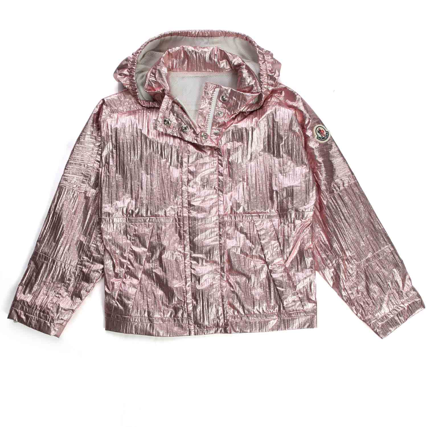 Giacca impermeabile metal rosa - annameglio.com abbigliamento moda