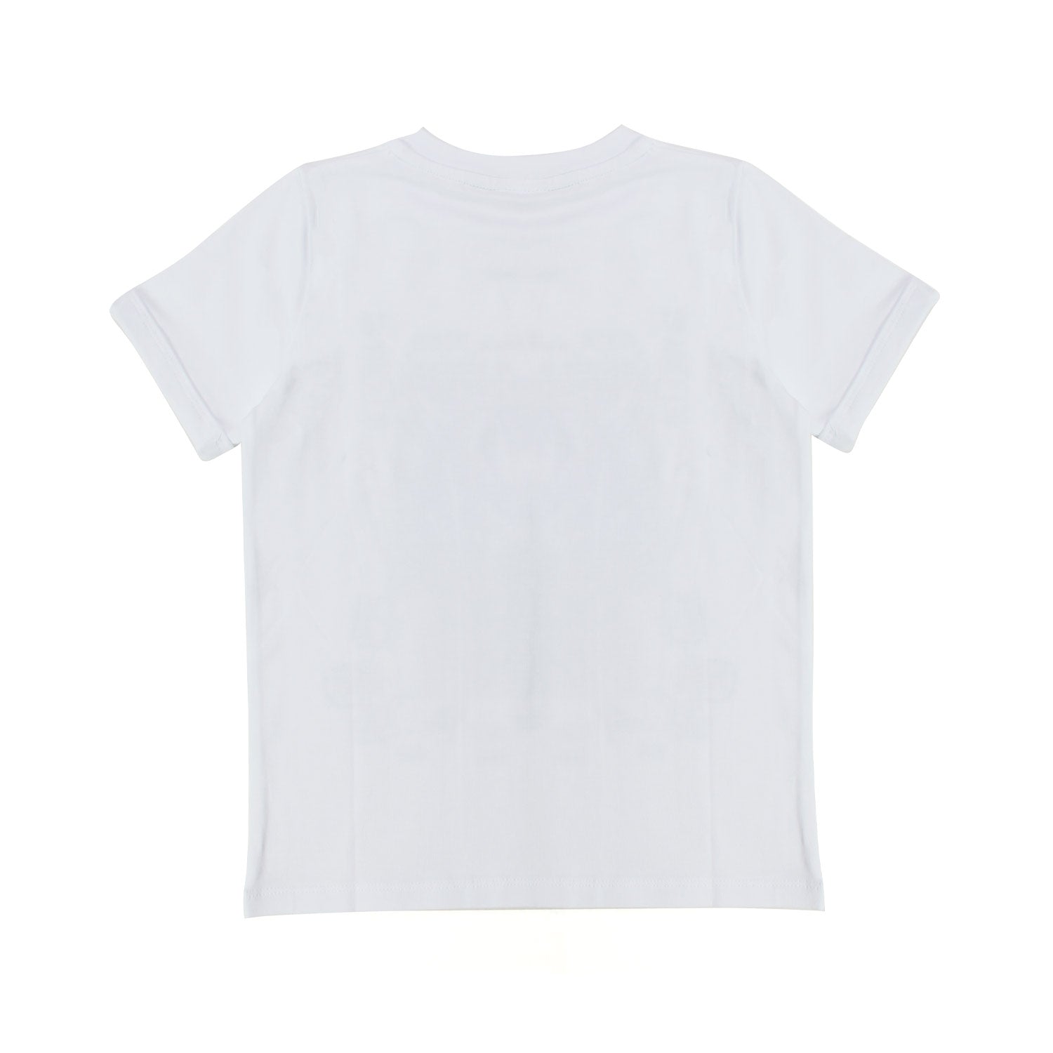 T-SHIRT BIANCA CON STAMPA MULTICOLOR BAMBINA - annameglio.com abbigliamento moda