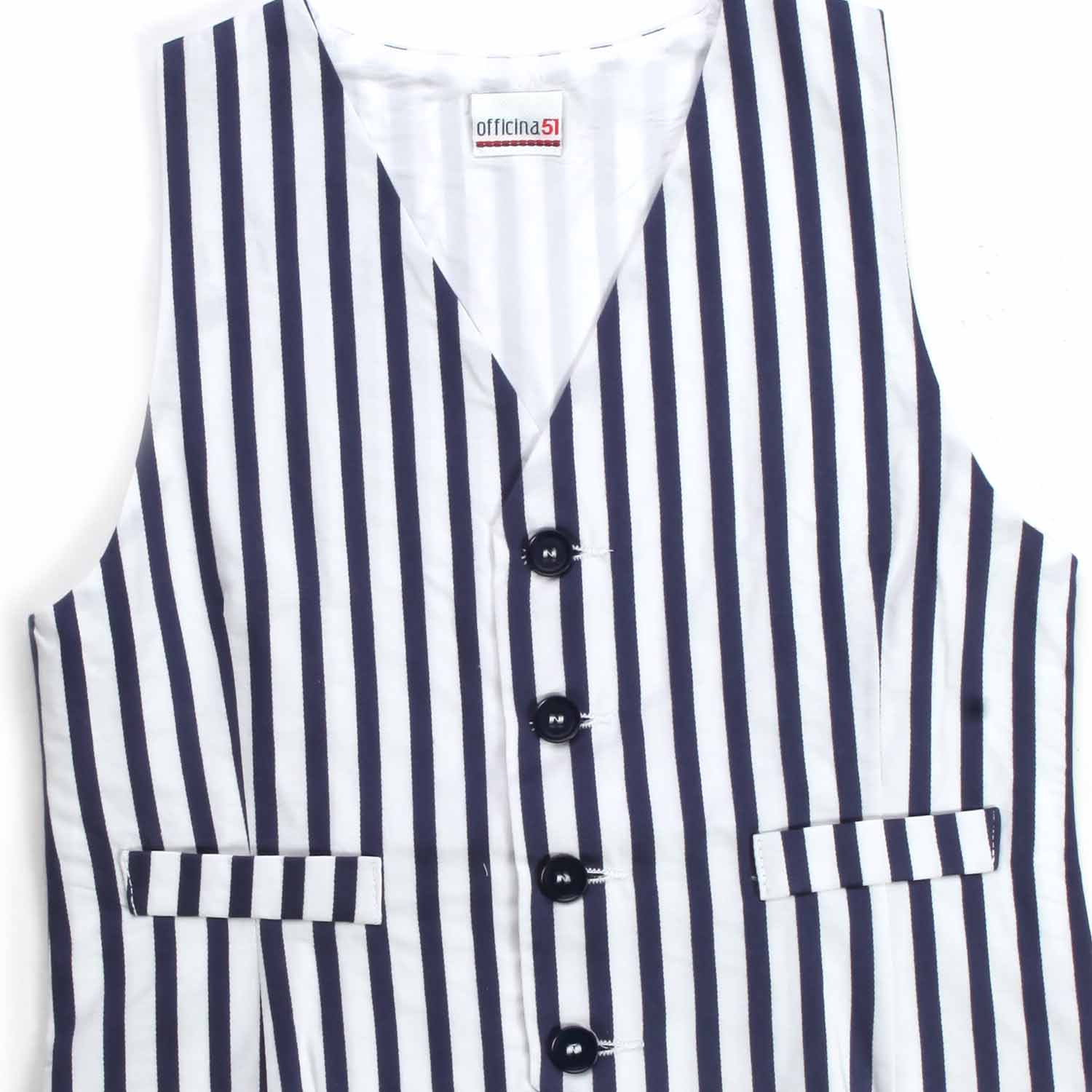 GILET BIANCO E BLU BAMBINO - annameglio.com abbigliamento moda