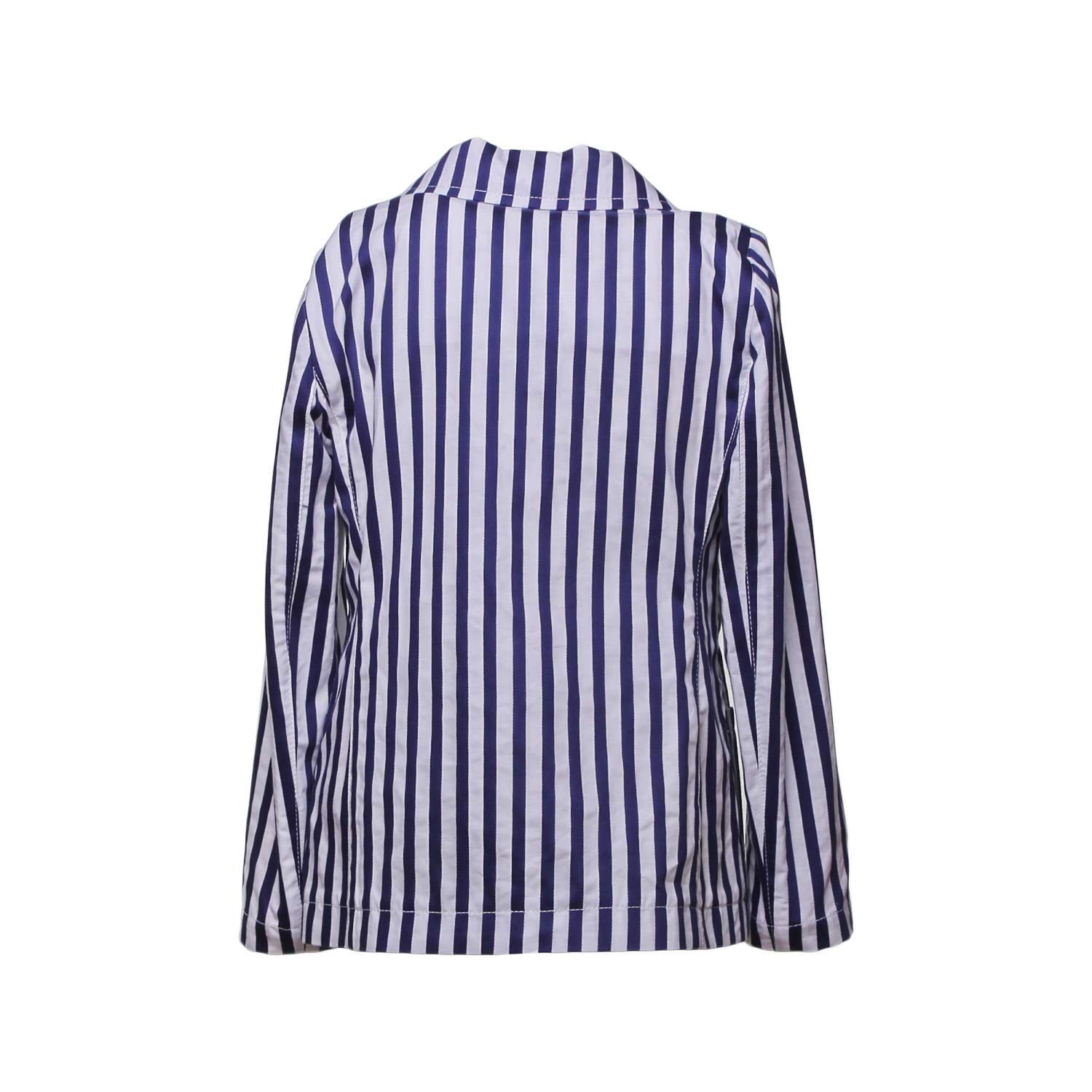 GIACCA BIANCA E BLU A RIGHE BAMBINO - annameglio.com abbigliamento moda