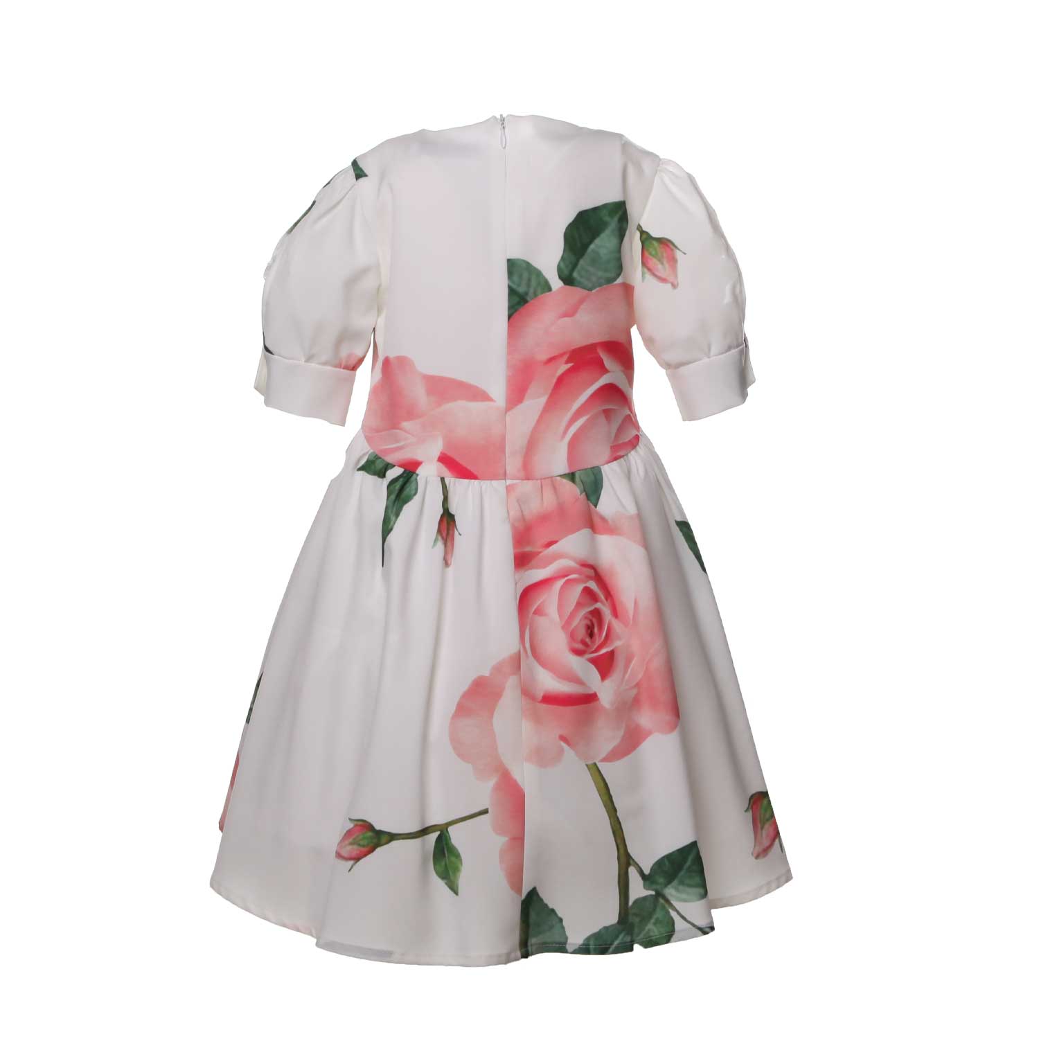 ABITO CON STAMPA ROSE BAMBINA - annameglio.com abbigliamento moda