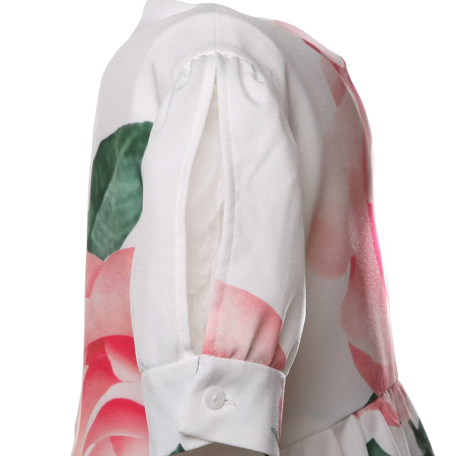 ABITO CON STAMPA ROSE BAMBINA - annameglio.com abbigliamento moda