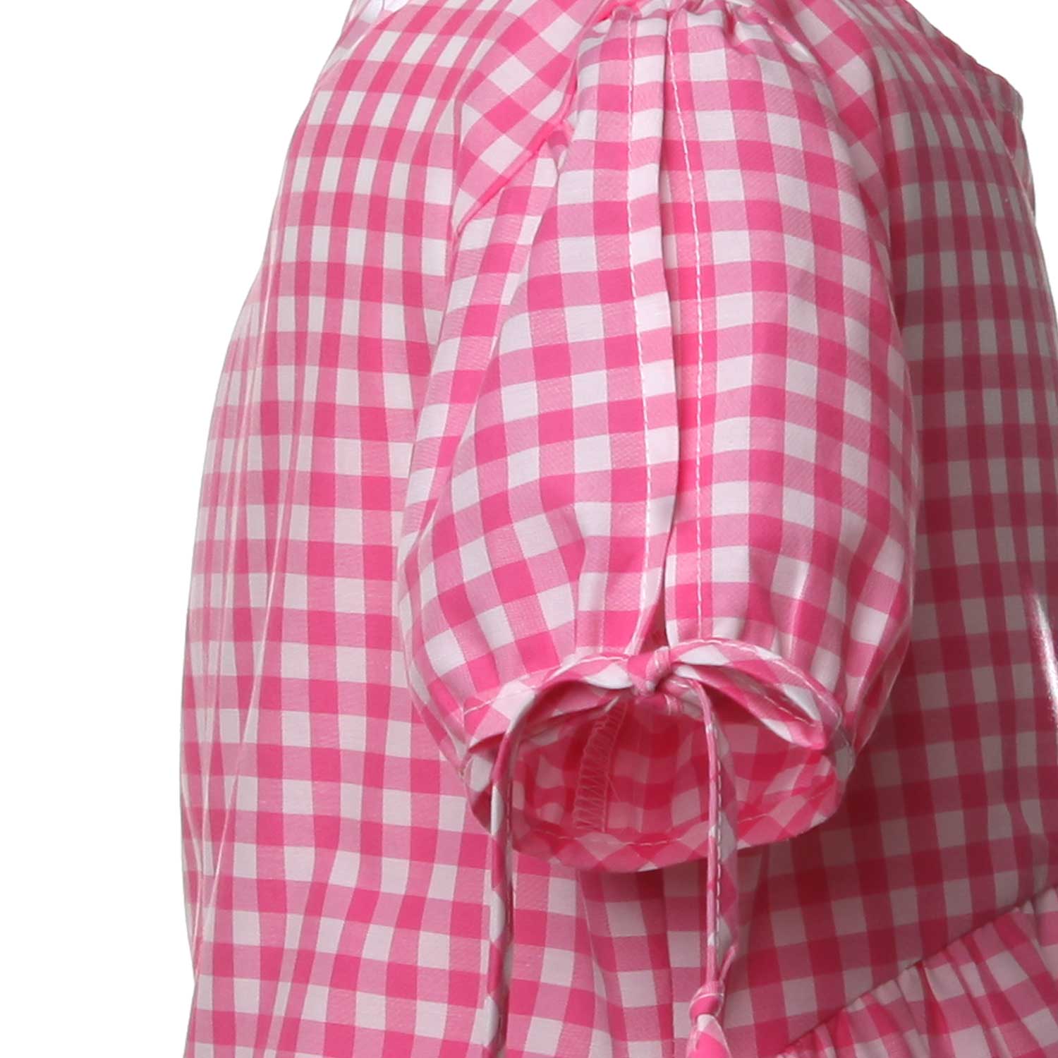 ABITO BIANCO E ROSA A QUADRETTI BAMBINA - annameglio.com abbigliamento moda