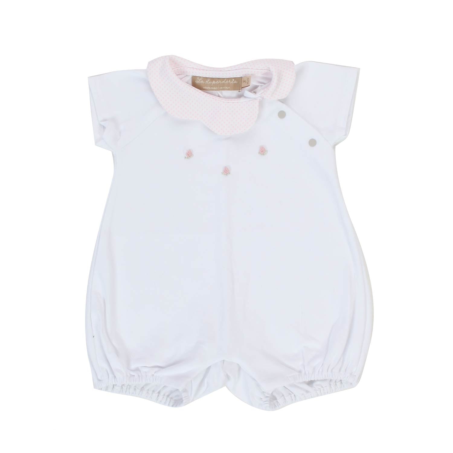 PAGLIACCETTO NEONATA BIANCO E ROSA - annameglio.com abbigliamento moda