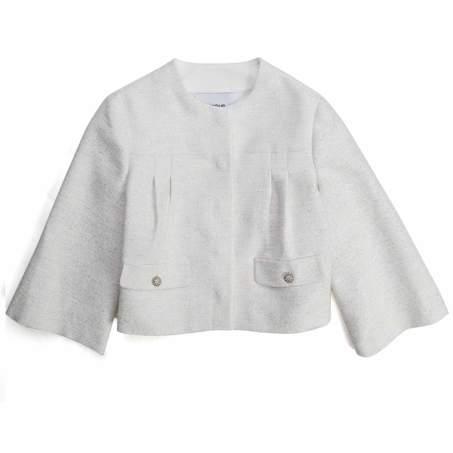 GIACCA BIANCA GIRL BAMBINA - annameglio.com abbigliamento moda