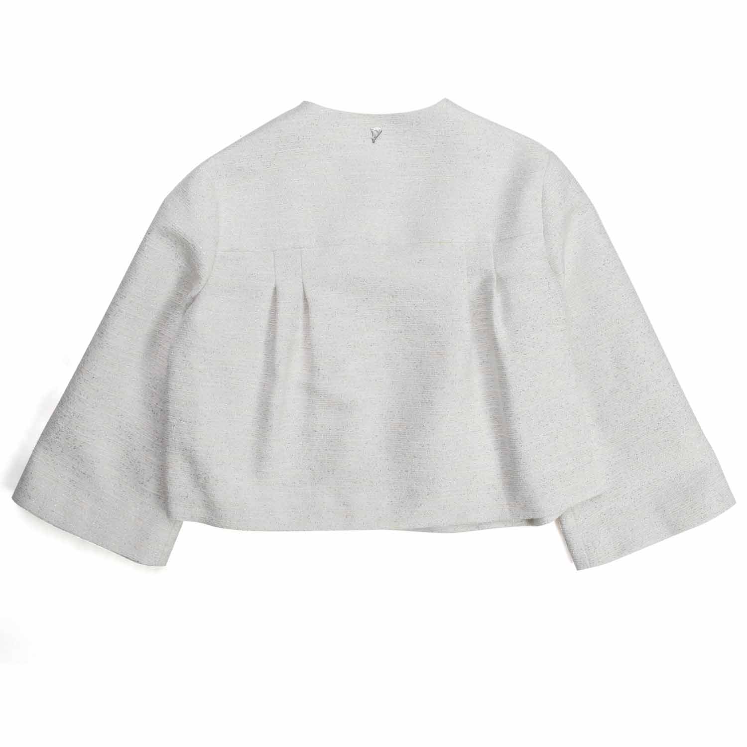 GIACCA BIANCA GIRL BAMBINA - annameglio.com abbigliamento moda