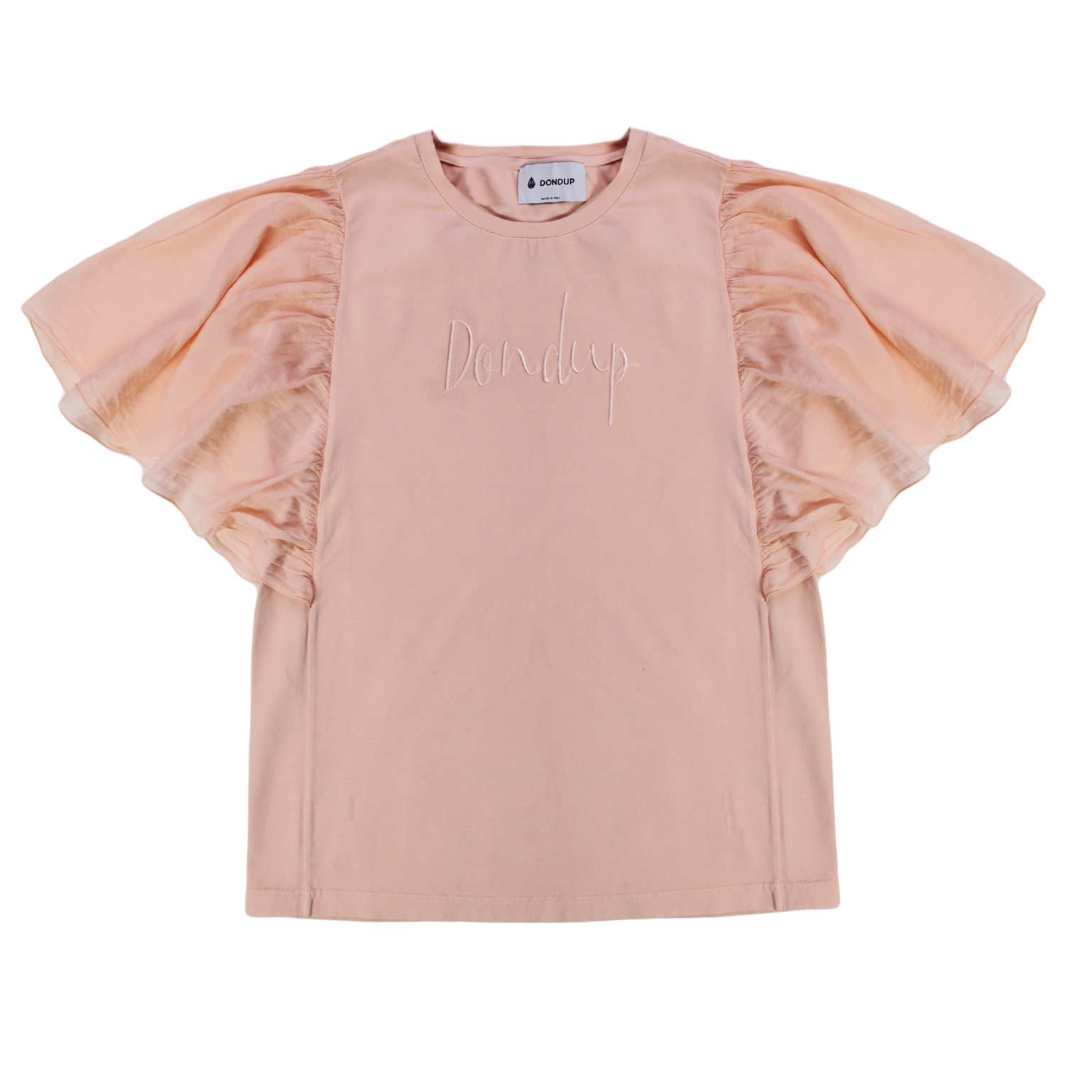 T-SHIRT VOLANTS ROSA BAMBINA E TEENAGER - annameglio.com abbigliamento moda