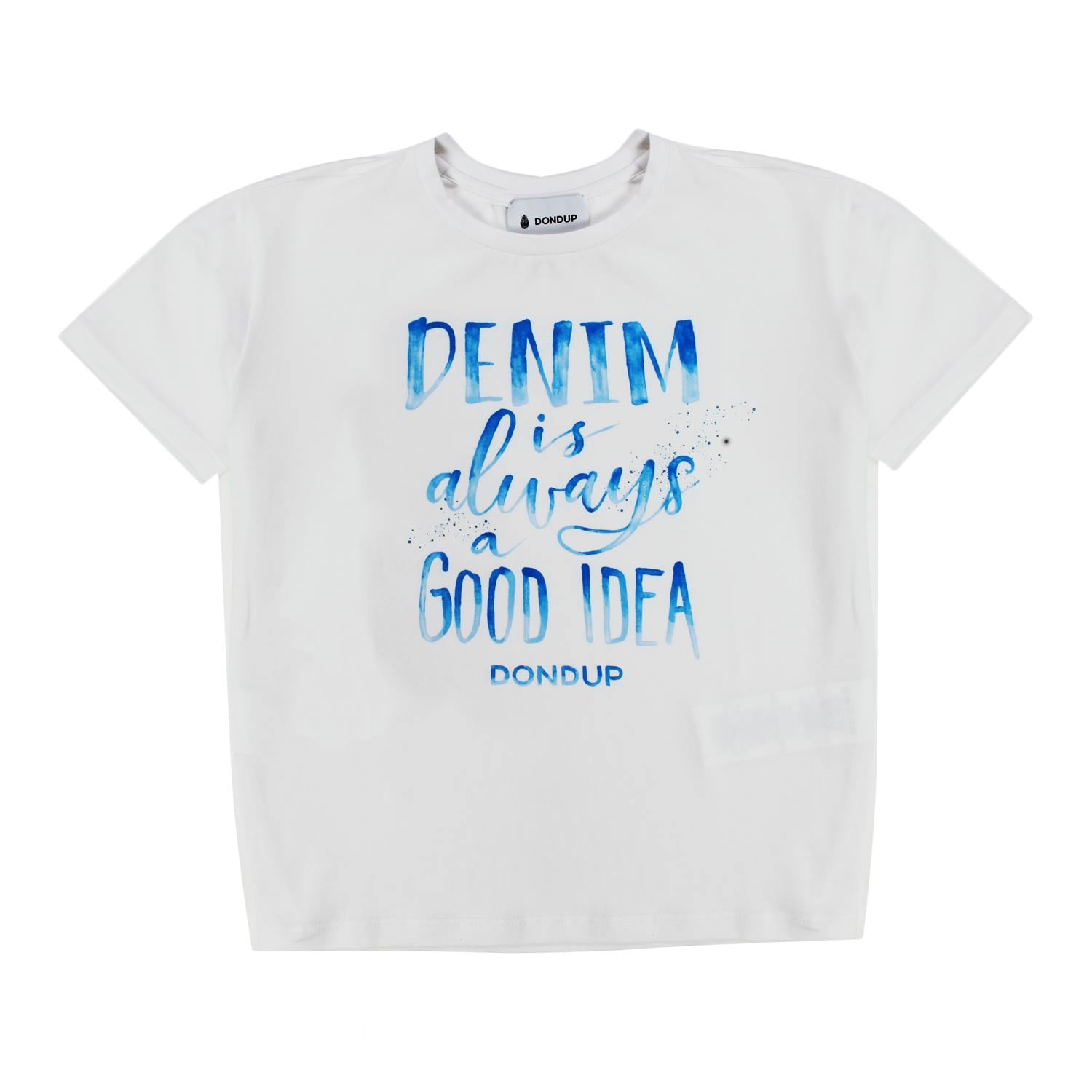 MAGLIETTA BIANCA E AZZURRA BAMBINA E TEENAGER - annameglio.com abbigliamento moda