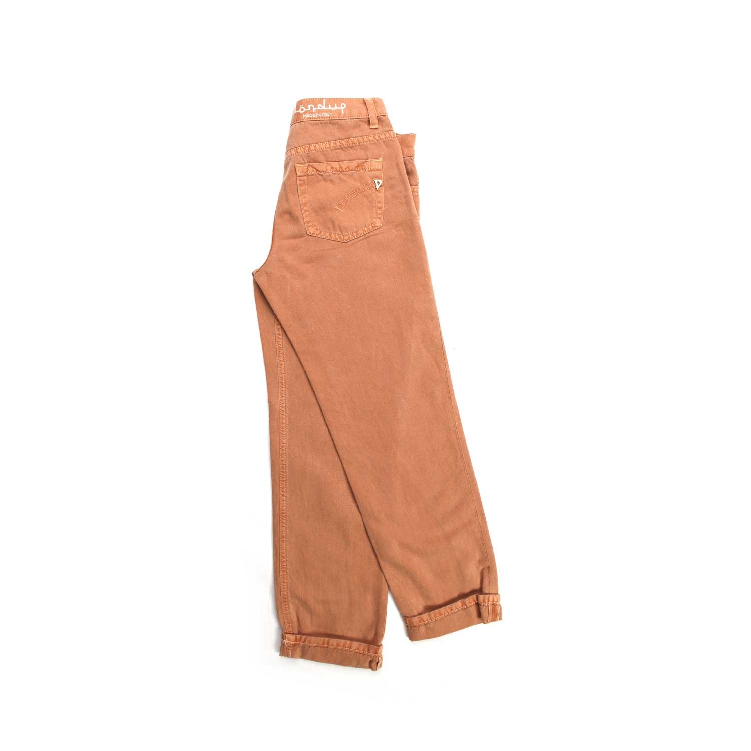 Pantalone denim gioiello rosa salmone - annameglio.com abbigliamento moda