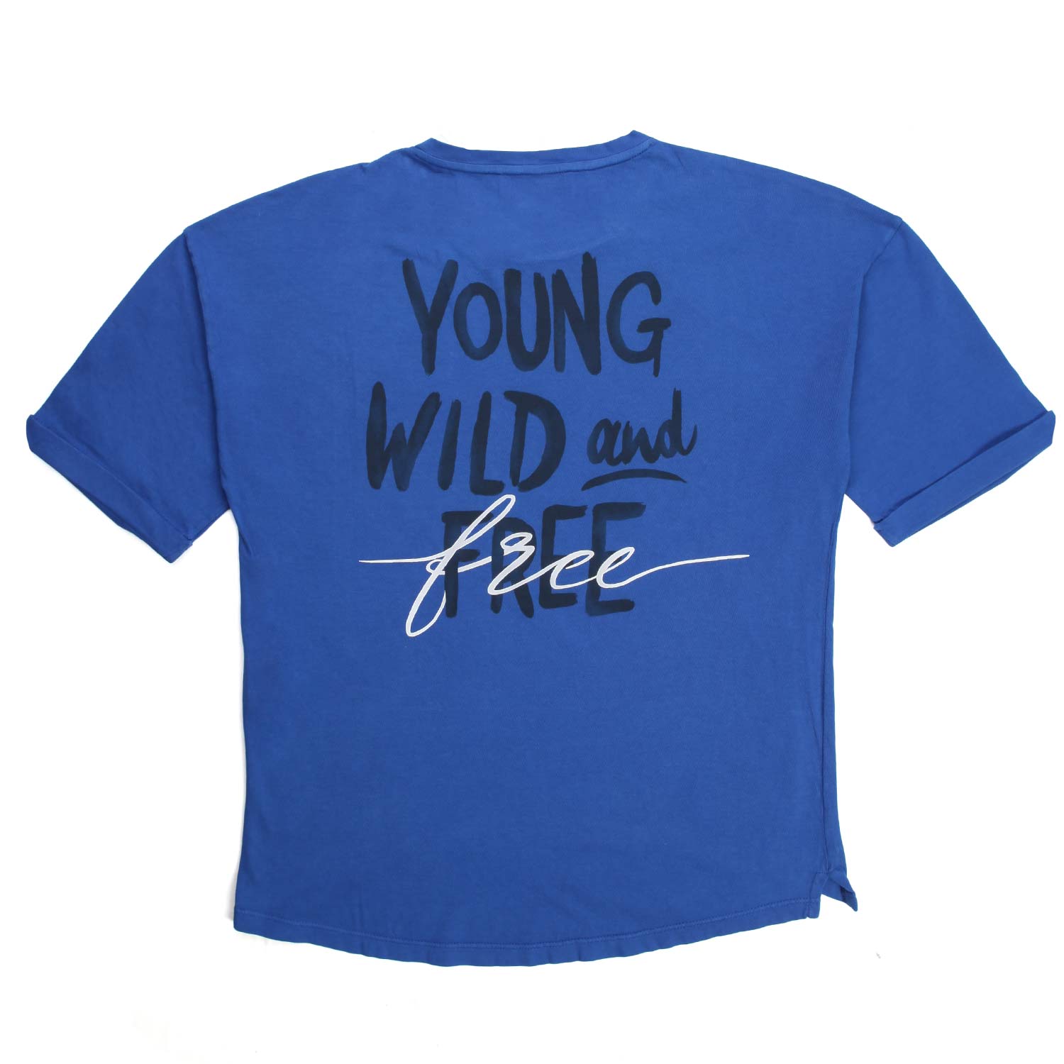 T-SHIRT BLU BAMBINA E TEENAGER - annameglio.com abbigliamento moda