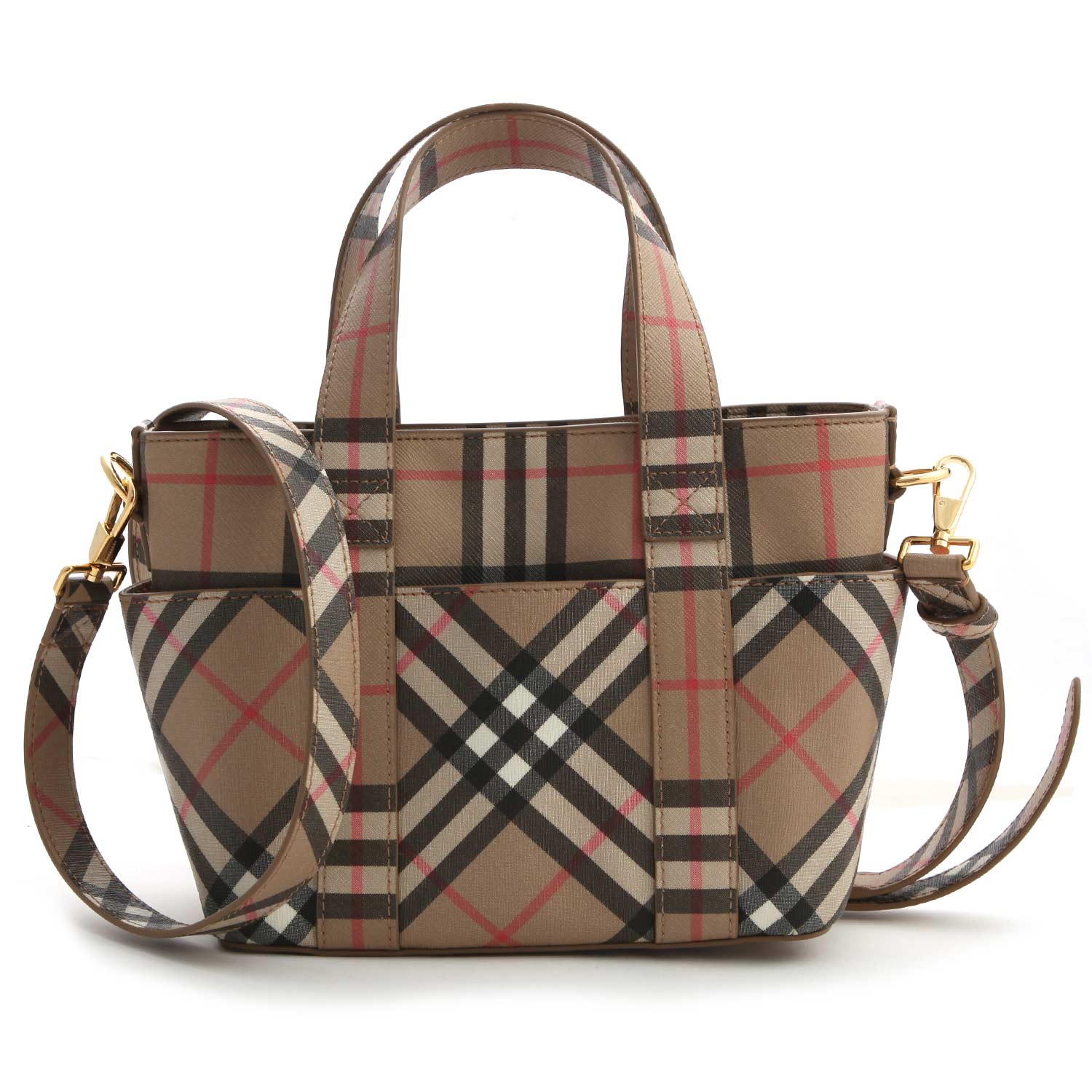 Tote in e-canvas Vintage check - annameglio.com abbigliamento moda