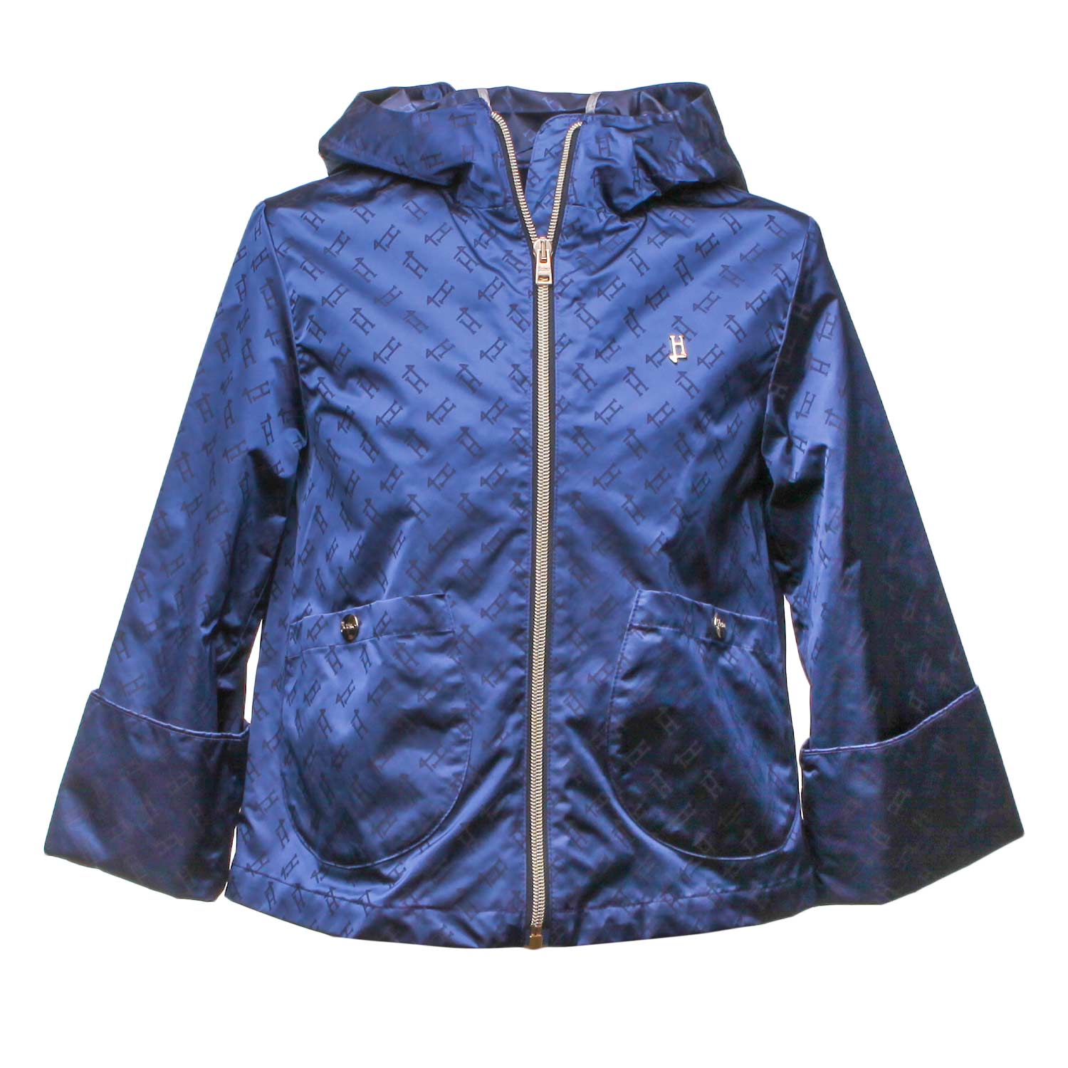 GIACCA IMPERMEABILE BLU BAMBINA TEEN - annameglio.com abbigliamento moda