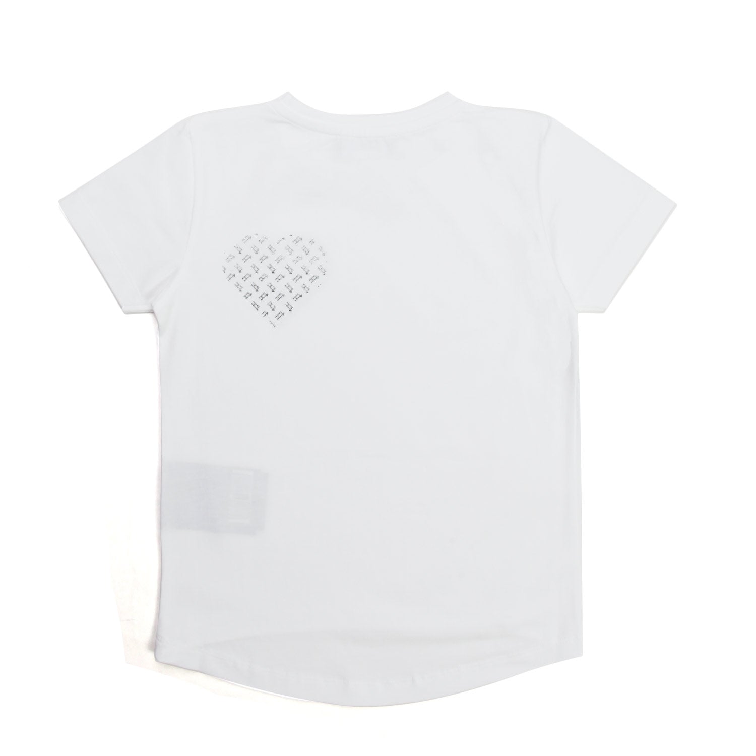 T-SHIRT CUORE ARGENTO GIRL - annameglio.com abbigliamento moda