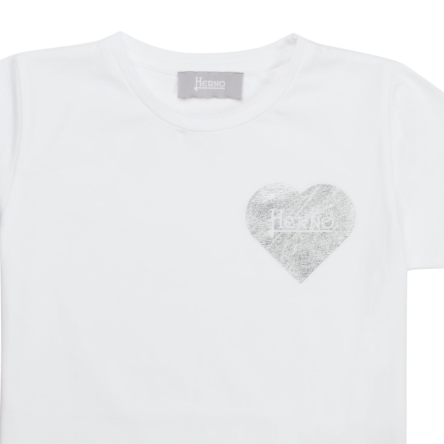 T-SHIRT CUORE ARGENTO GIRL - annameglio.com abbigliamento moda
