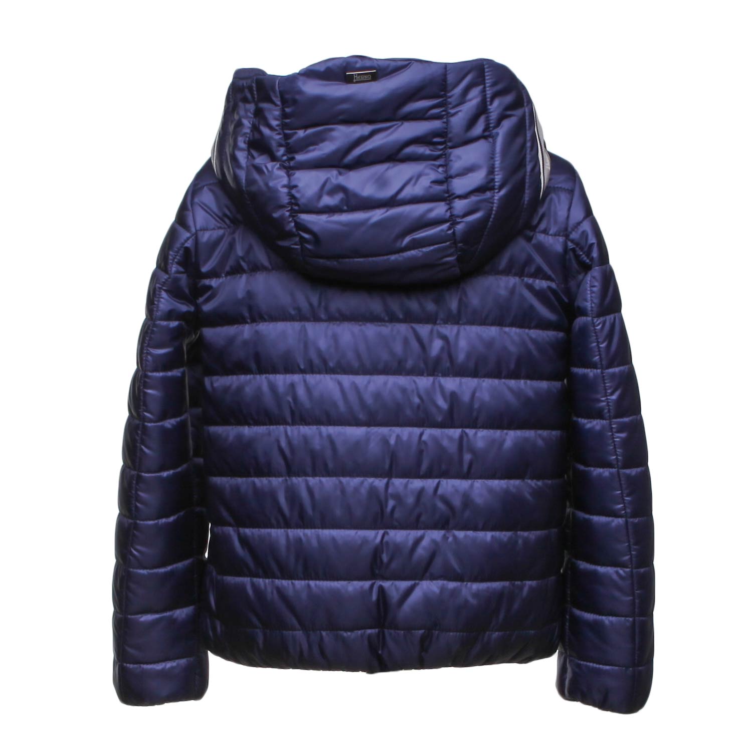 PIUMINO BLU BAMBINO CON CAPPUCCIO - annameglio.com abbigliamento moda