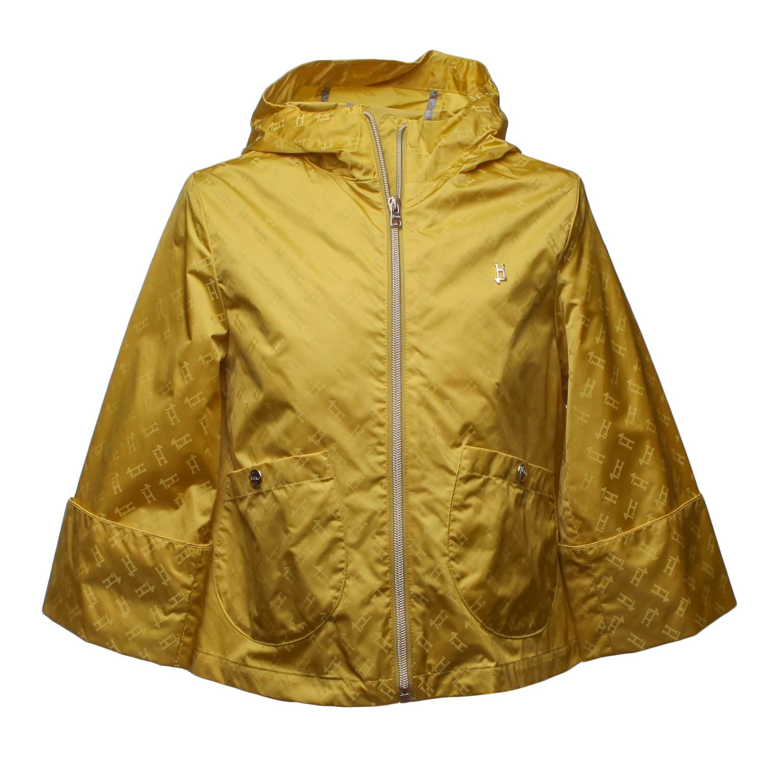 GIACCA IMPERMEABILE GIALLO ORO BAMBINA TEEN - annameglio.com abbigliamento moda