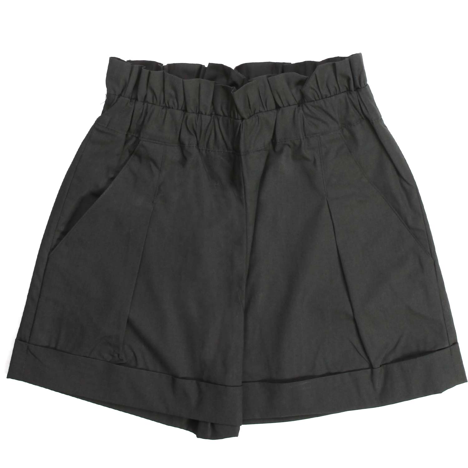SHORTS GRIGIO SCURO BAMBINA E TEENAGER - annameglio.com abbigliamento moda
