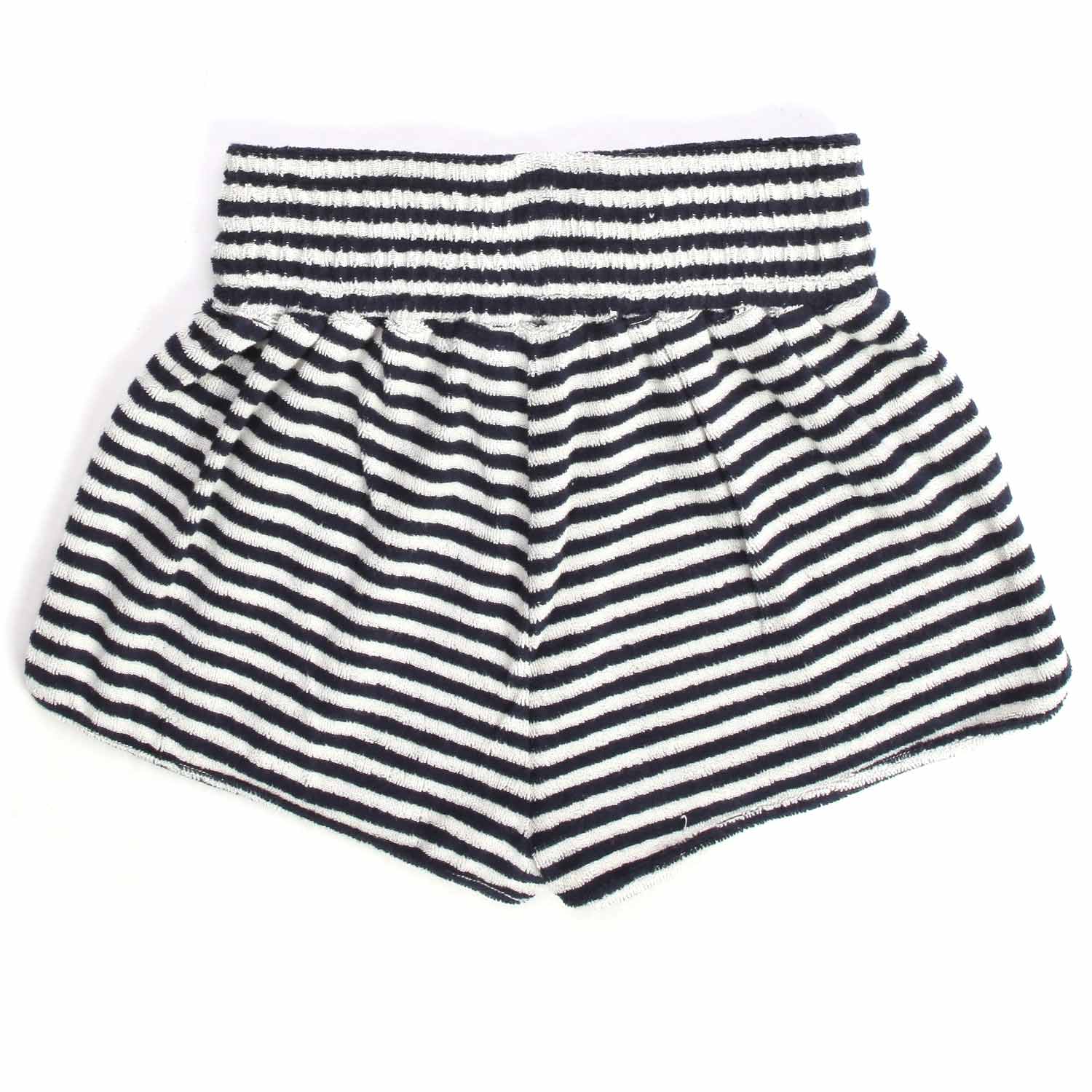 SHORTS BIANCO E BLU A RIGHE BAMBINA - annameglio.com abbigliamento moda