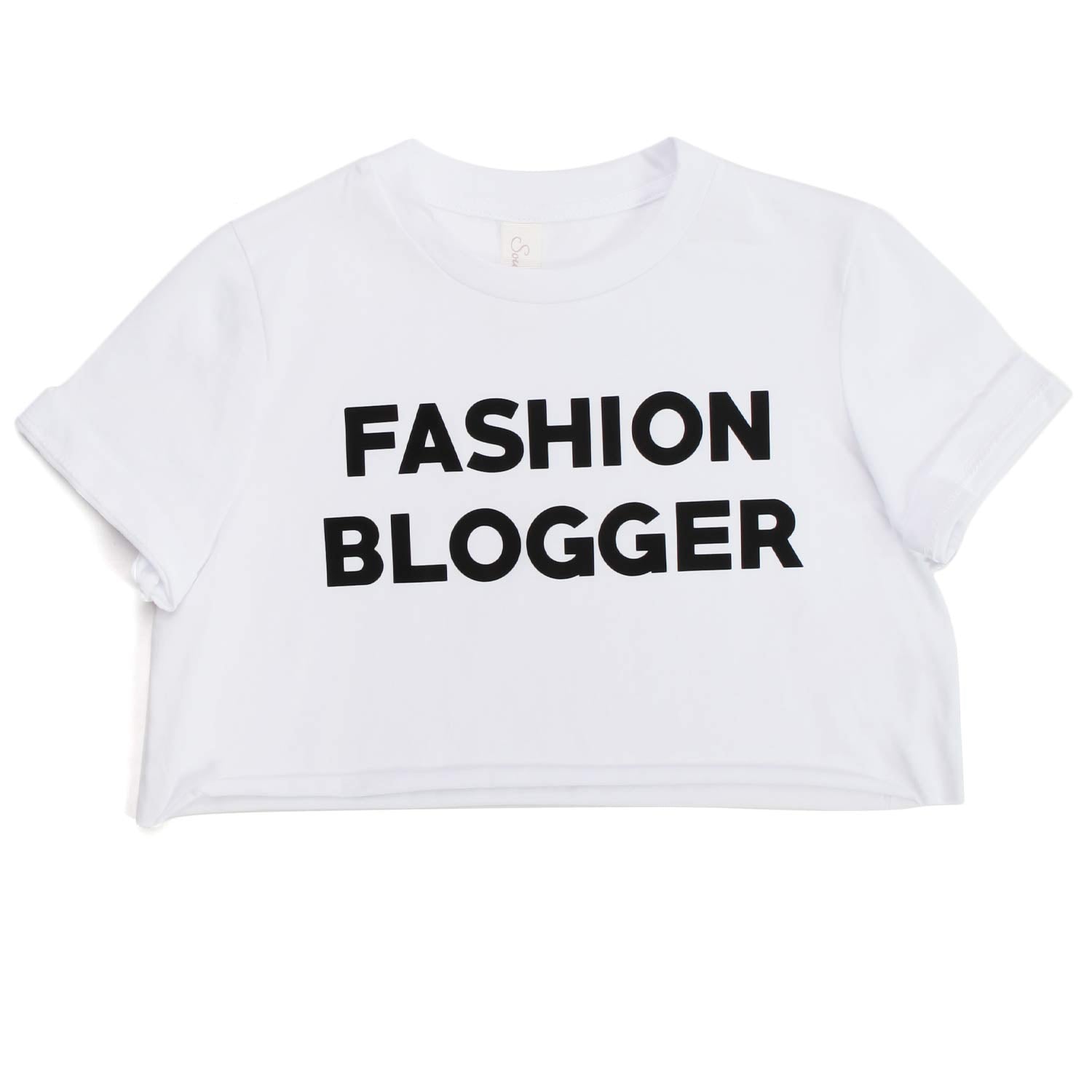 T-SHIRT CROPPED BIANCA GIRL - annameglio.com abbigliamento moda