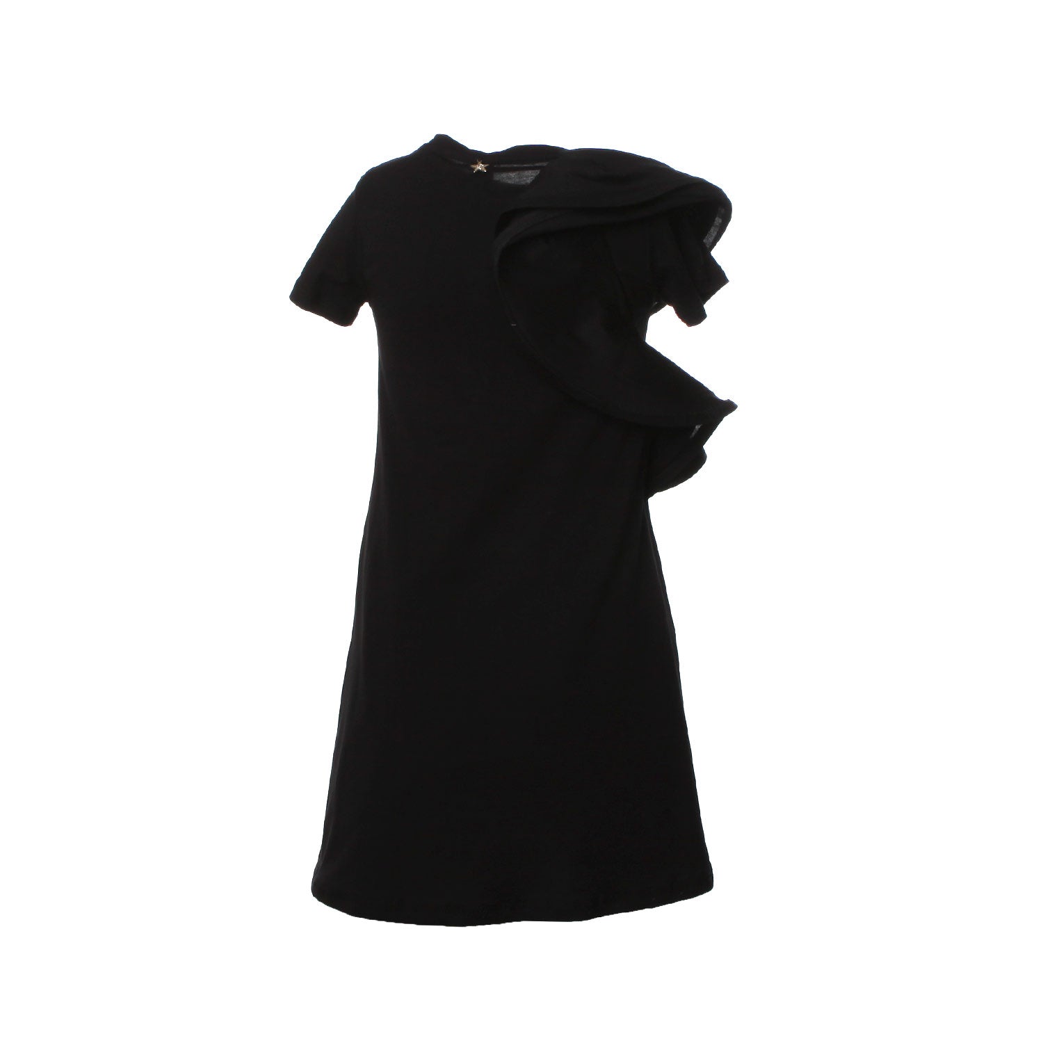 ABITO NERO COTONE BAMBINA - annameglio.com abbigliamento moda