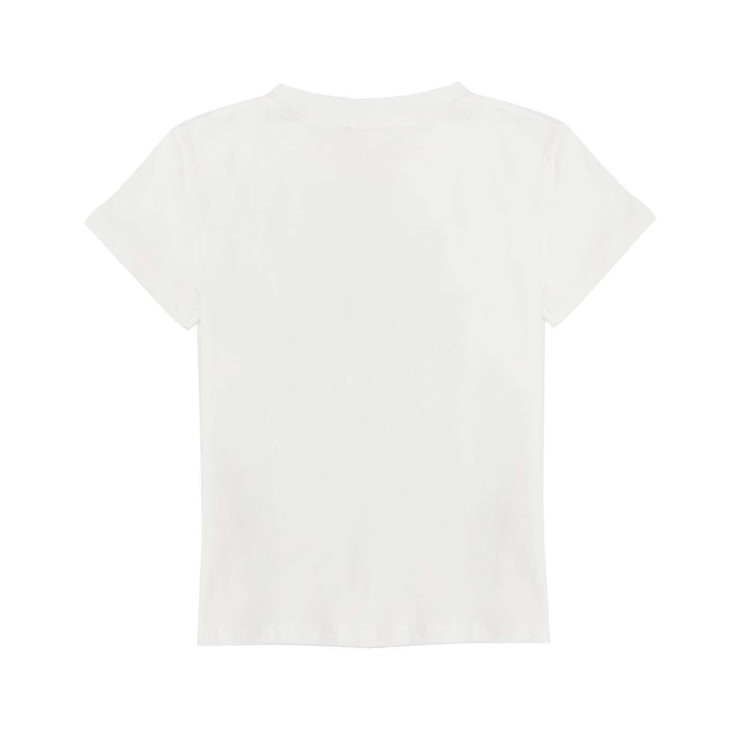 T-SHIRT BIANCO PANNA BAMBINA E TEENAGER - annameglio.com abbigliamento moda