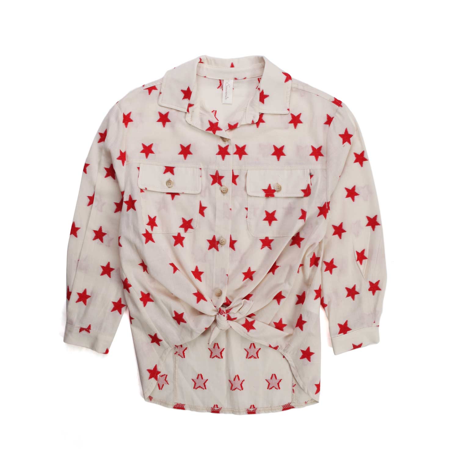 CAMICIA STELLE BAMBINA TEEN - annameglio.com abbigliamento moda