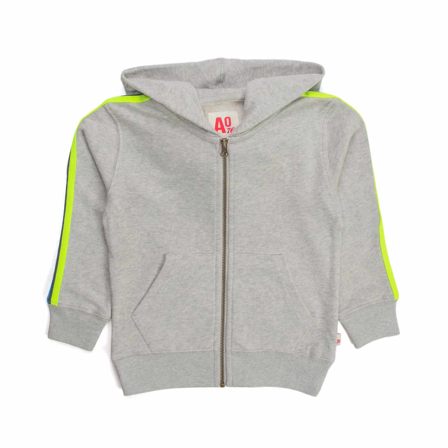 FELPA UNISEX GRIGIA CON CAPPUCCIO BAMBINO E TEEN - annameglio.com abbigliamento moda