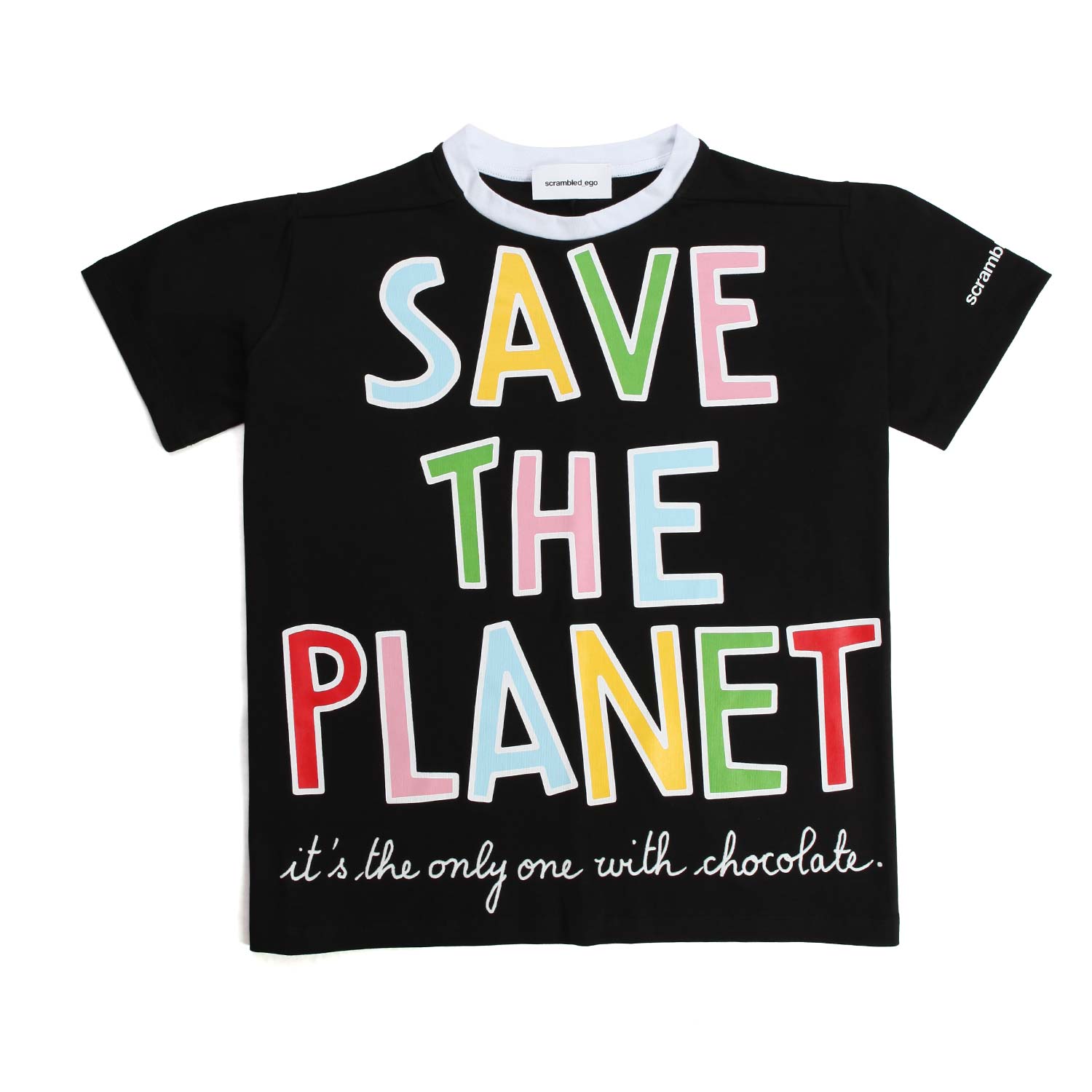 T-SHIRT SAVE THE PLANET BAMBINA - annameglio.com abbigliamento moda