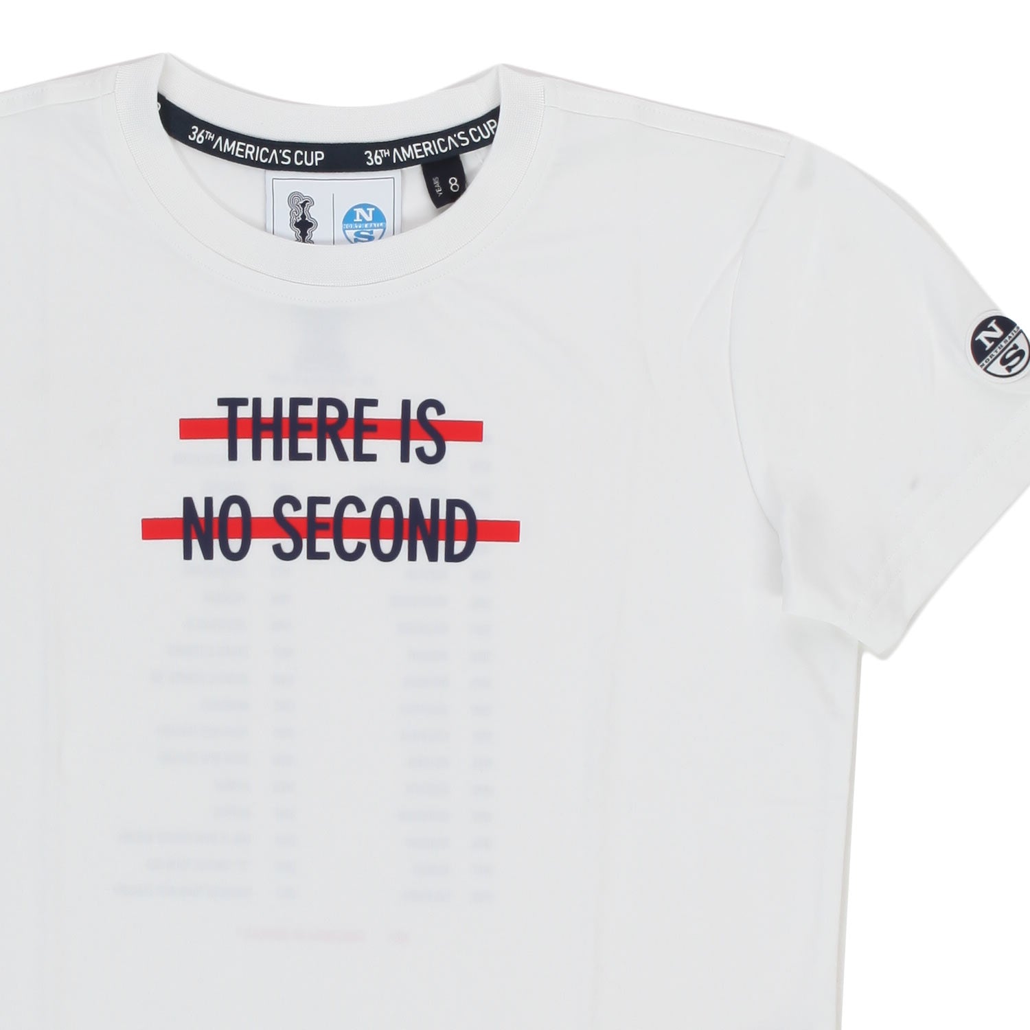 T-SHIRT AMERICA'S CUP BIANCA BAMBINO E TEENAGER - annameglio.com abbigliamento moda