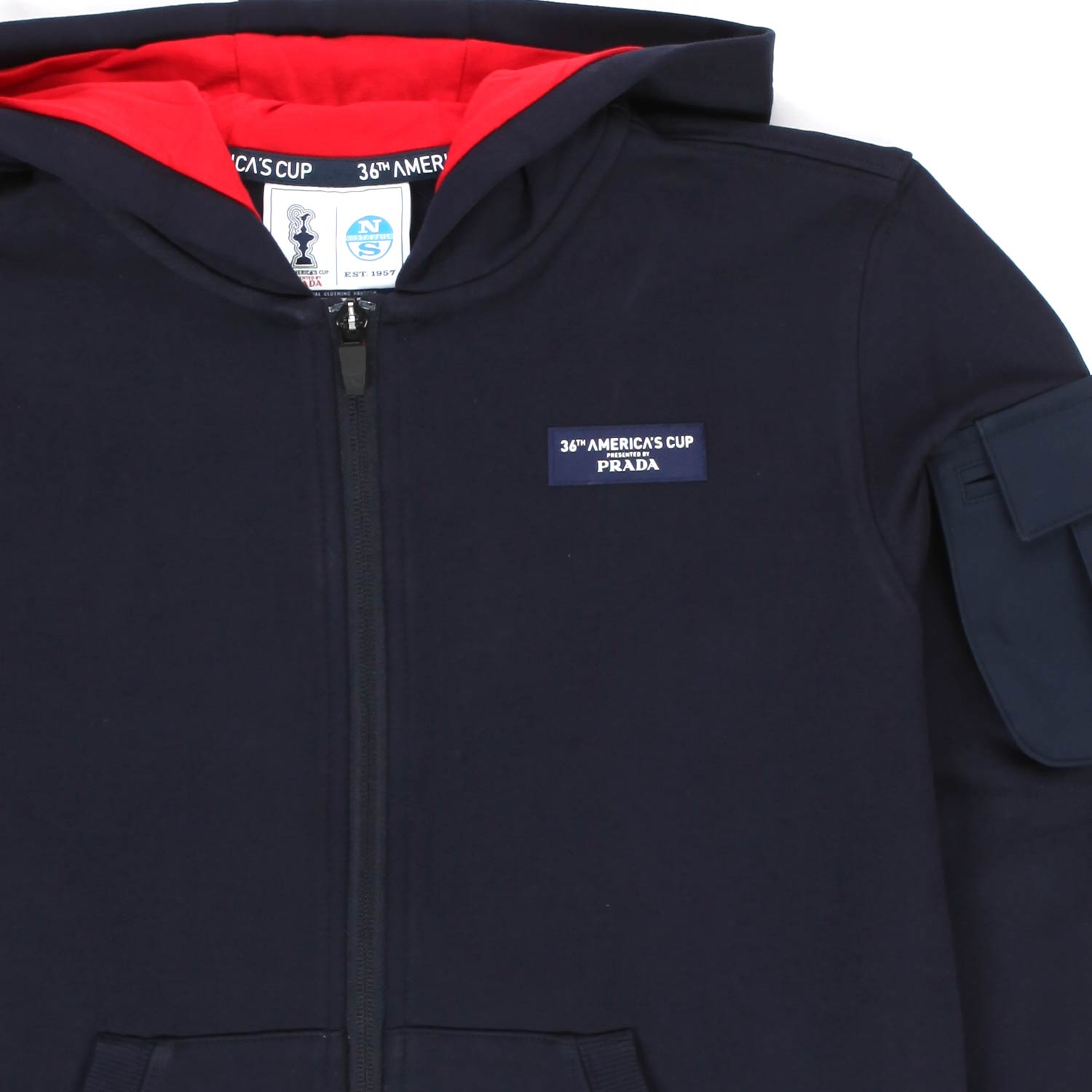 FELPA AMERICA'S CUP BLU BAMBINO E TEENAGER - annameglio.com abbigliamento moda