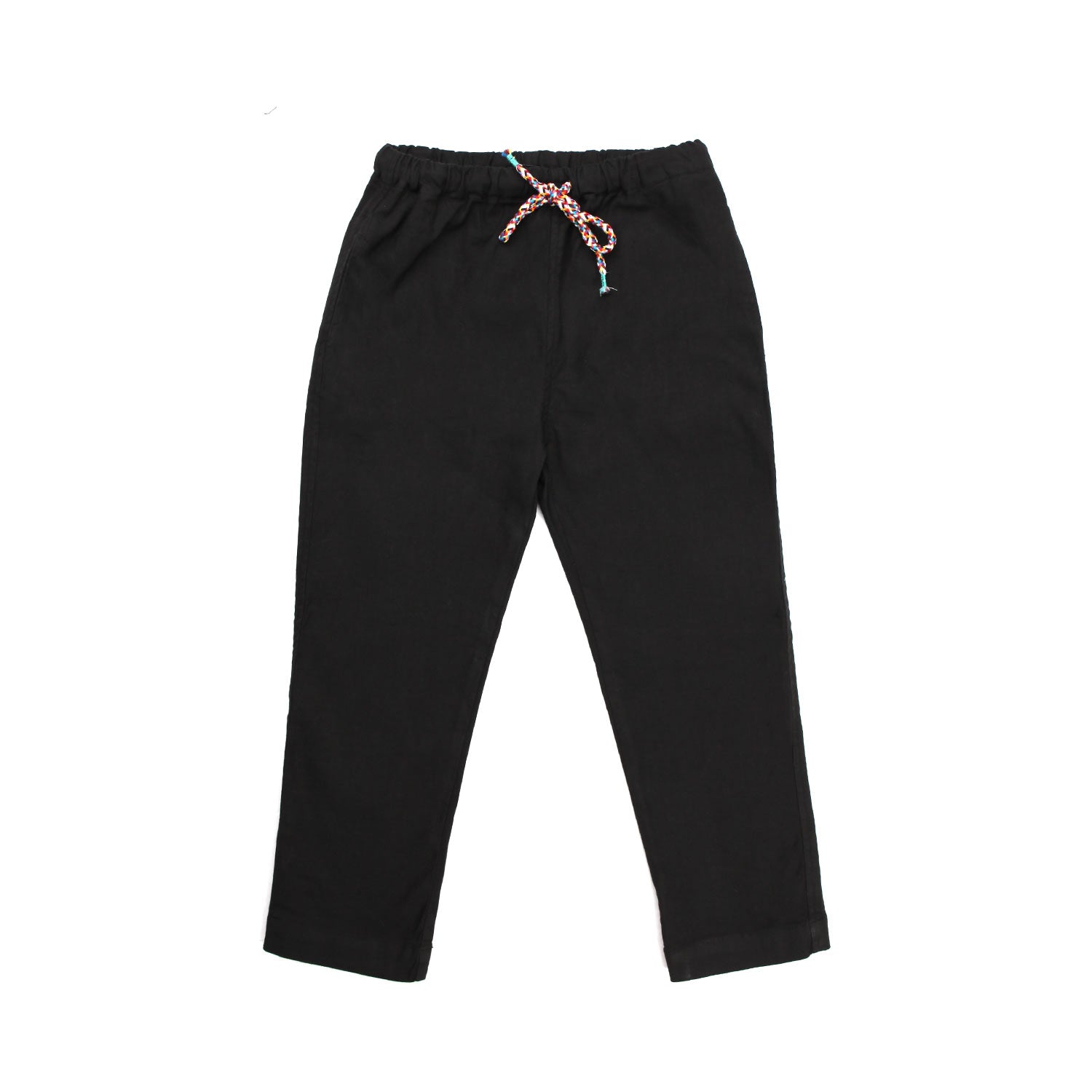 PANTALONE LINO NERO BAMBINO E TEENAGER - annameglio.com abbigliamento moda