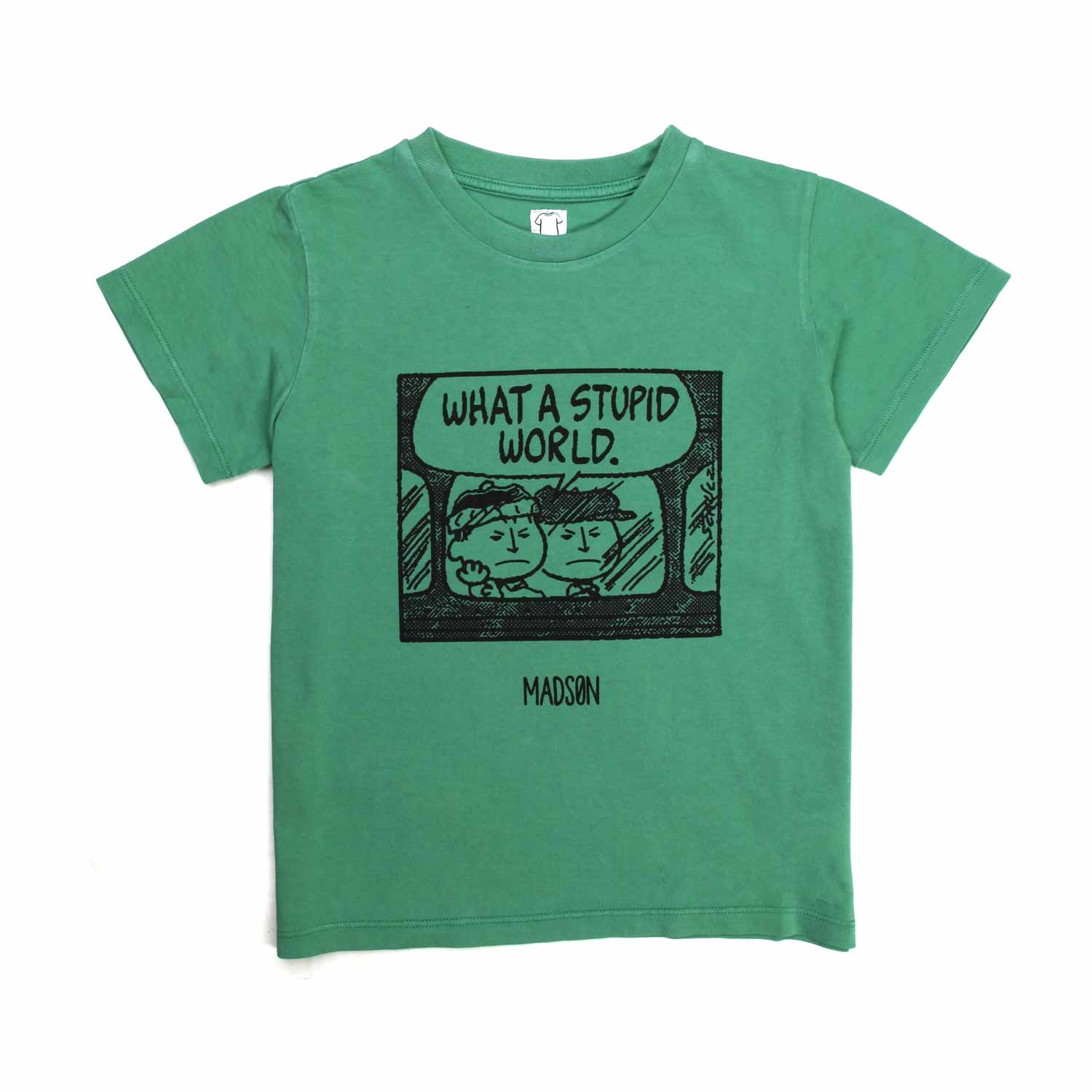 T-SHIRT VERDE CON STAMPA BAMBINO E TEENAGER - annameglio.com abbigliamento moda