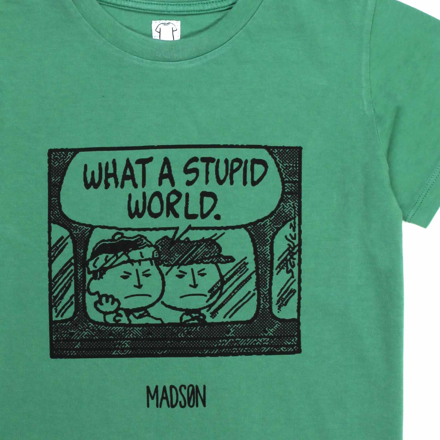 T-SHIRT VERDE CON STAMPA BAMBINO E TEENAGER - annameglio.com abbigliamento moda