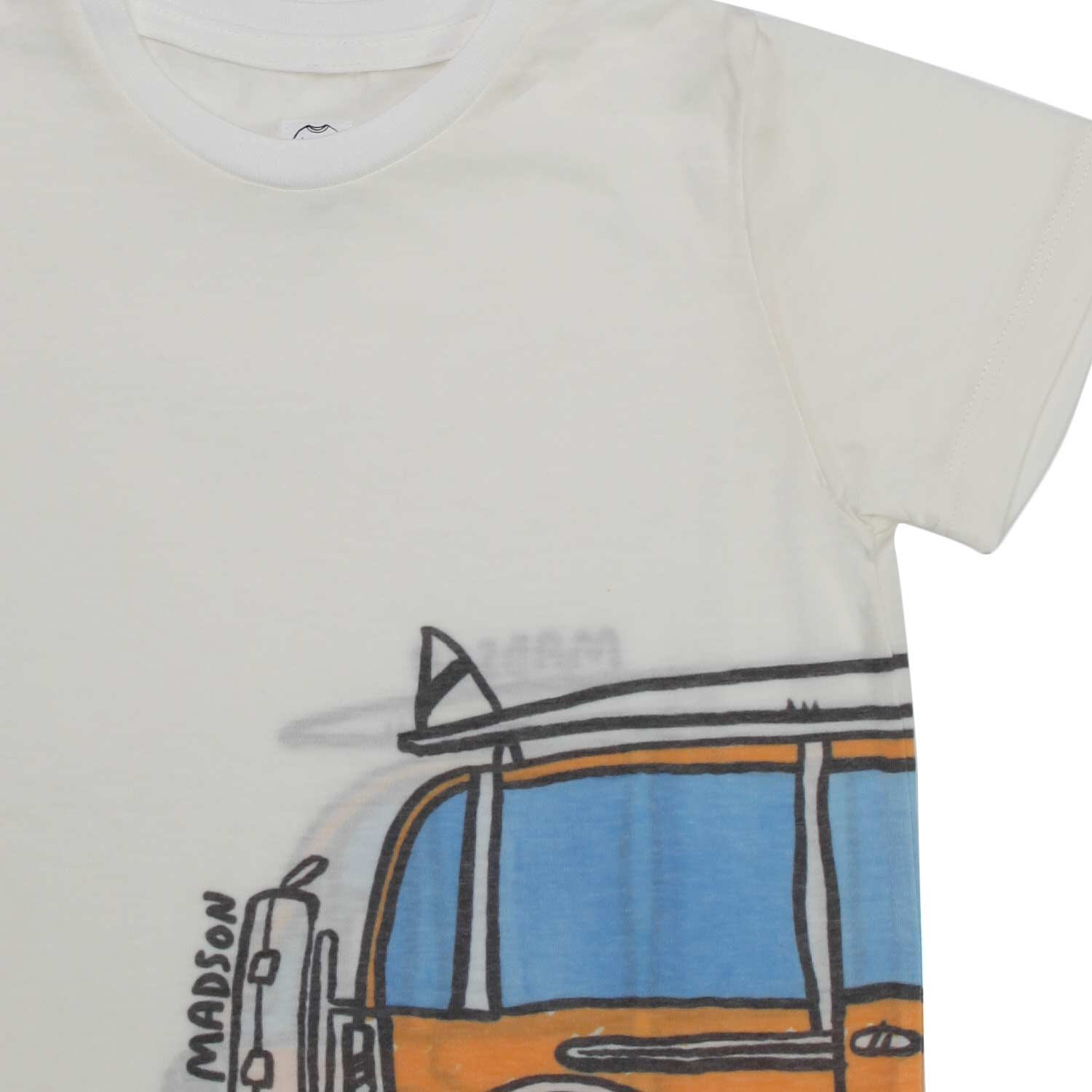 T-SHIRT MINIVAN BIANCA BAMBINO - annameglio.com abbigliamento moda