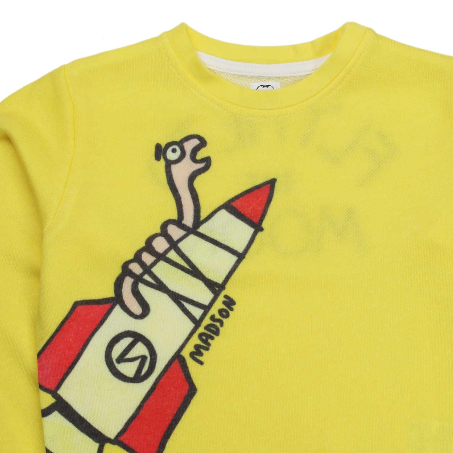 FELPA ROCKET GIALLA BAMBINO - annameglio.com abbigliamento moda