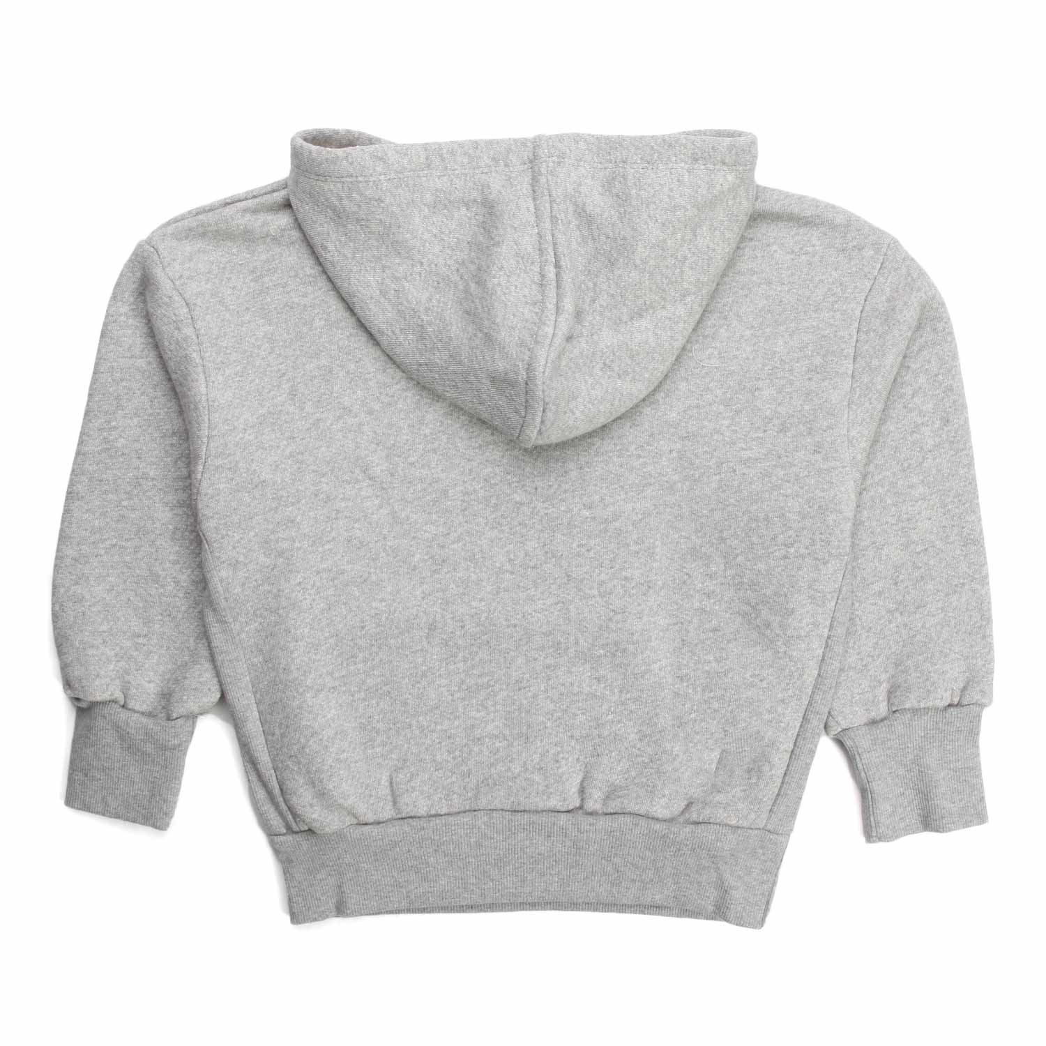 FELPA UNISEX GRIGIA CON CAPPUCCIO BAMBINO - annameglio.com abbigliamento moda