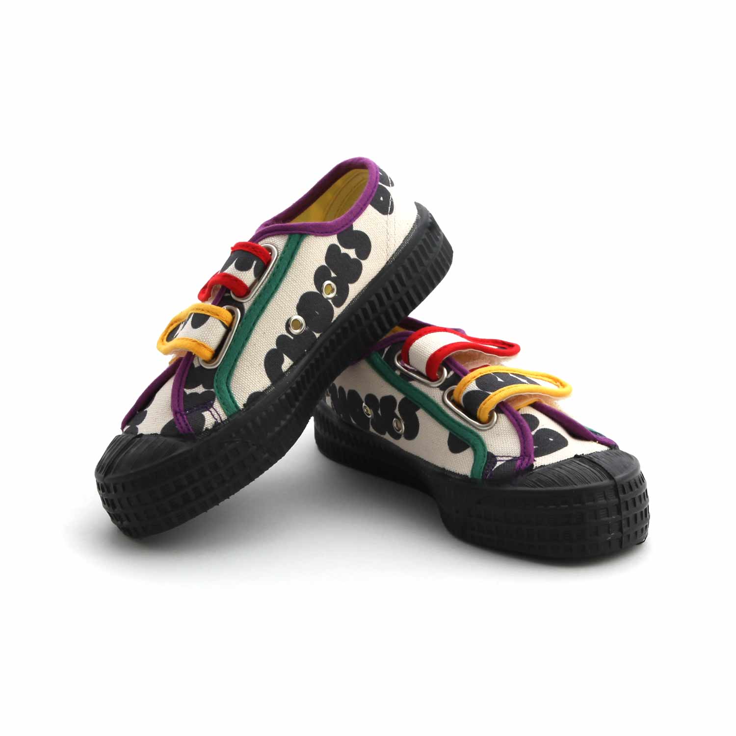 Sneakers con strappo logo all-over - annameglio.com abbigliamento moda