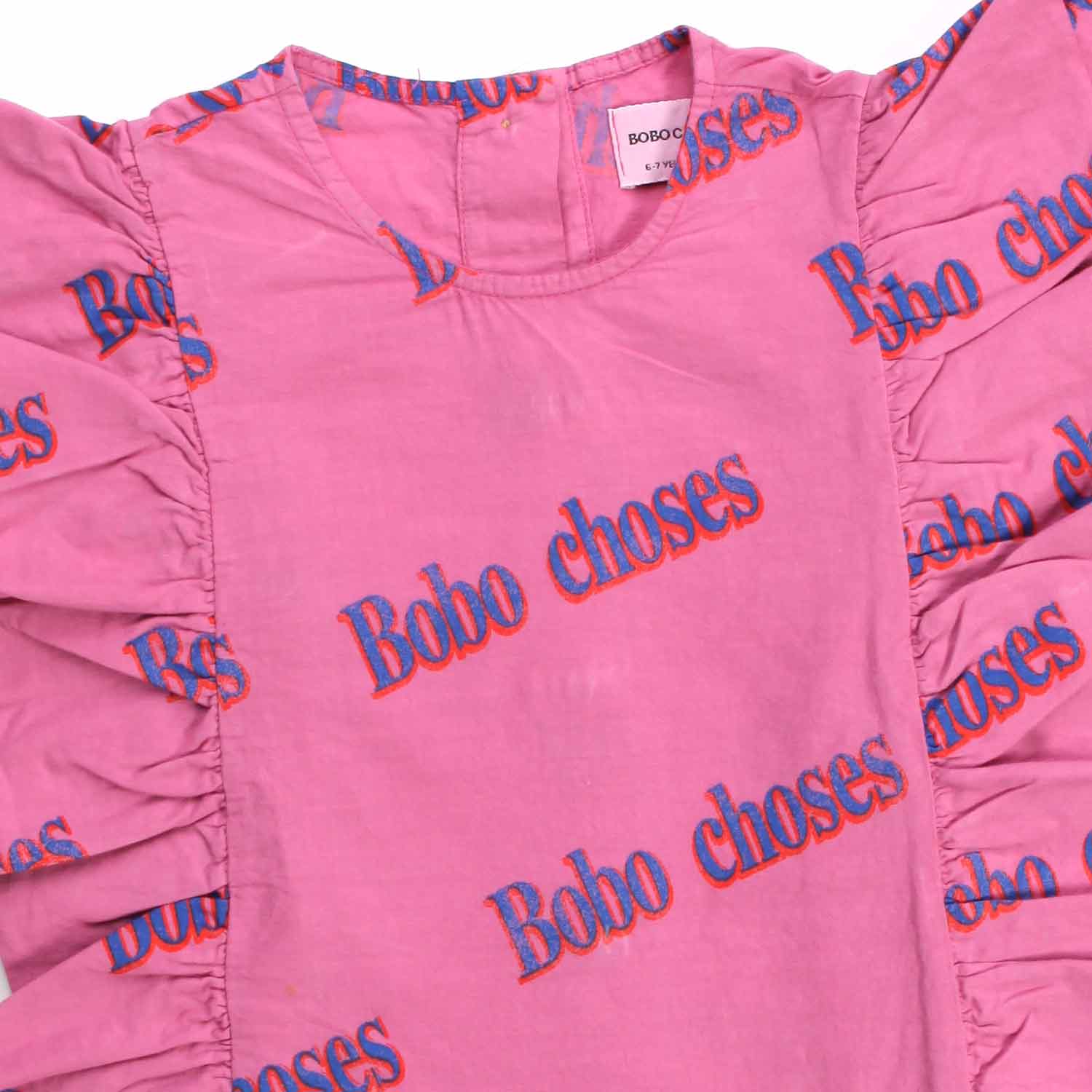 Top Fucsia Bobo Vintage All Over - annameglio.com abbigliamento moda