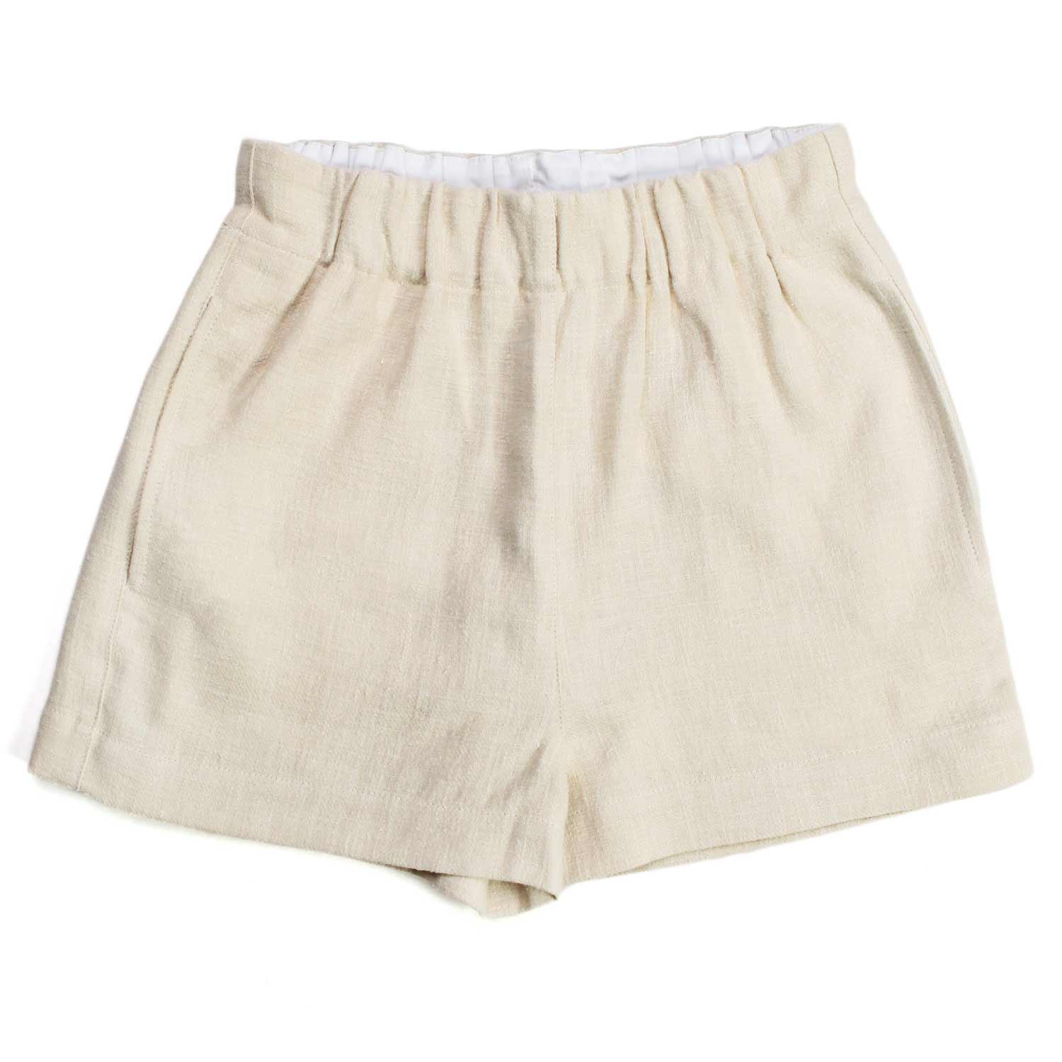 SHORTS BEIGE BAMBINA TEEN - annameglio.com abbigliamento moda