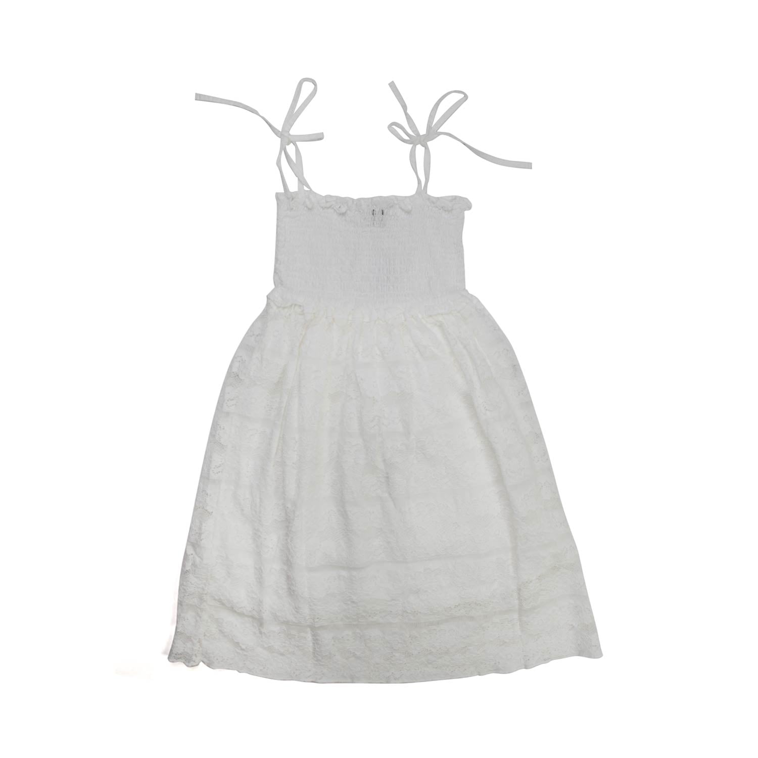 ABITO BIANCO BAMBINA PIZZO - annameglio.com abbigliamento moda