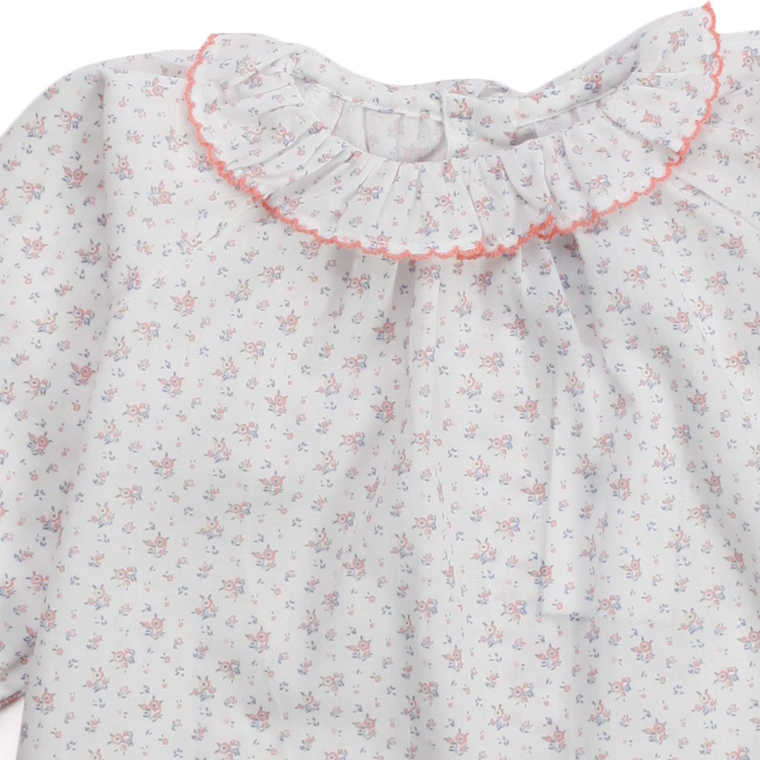 BLUSA BIANCA E ROSA NEONATA - annameglio.com abbigliamento moda