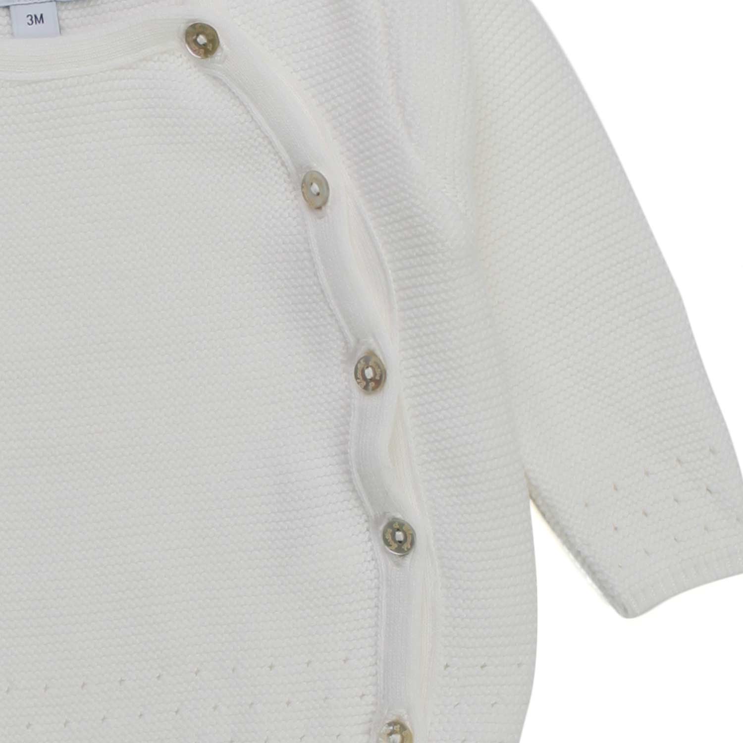 CARDIGAN UNISEX BIANCO NEONATO - annameglio.com abbigliamento moda
