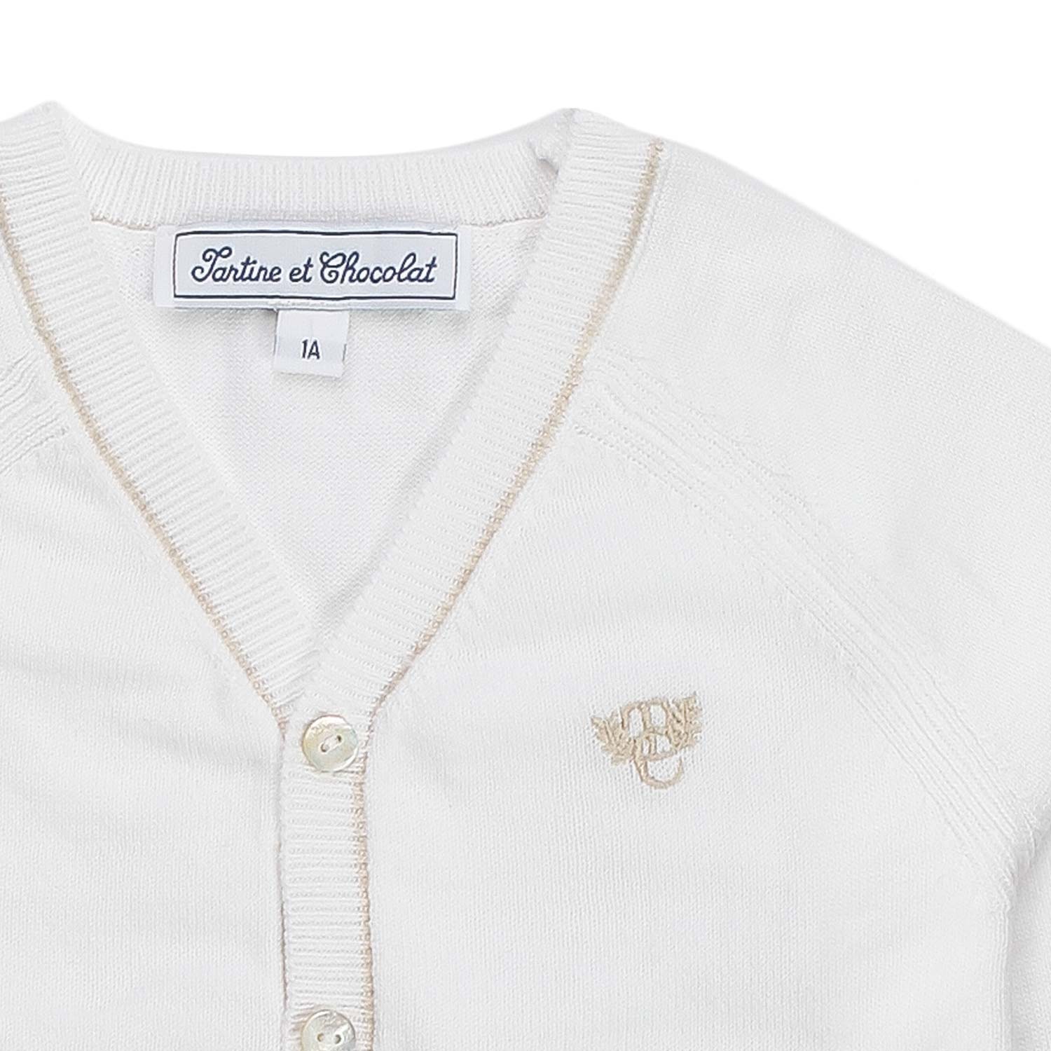 CARDIGAN BIANCO BIMBO E NEONATO - annameglio.com abbigliamento moda