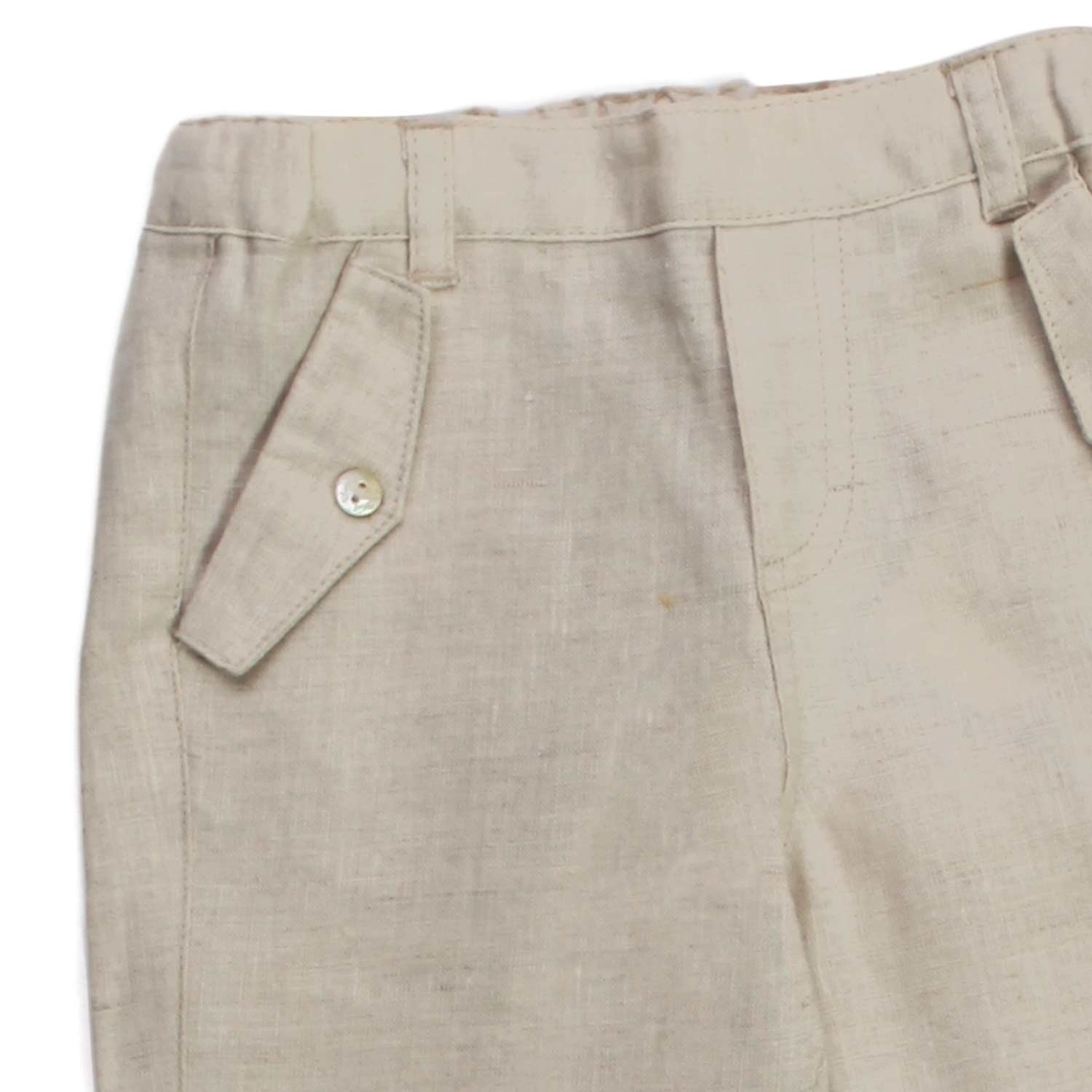 PANTALONE DI LINO BEIGE BIMBO E NEONATO - annameglio.com abbigliamento moda